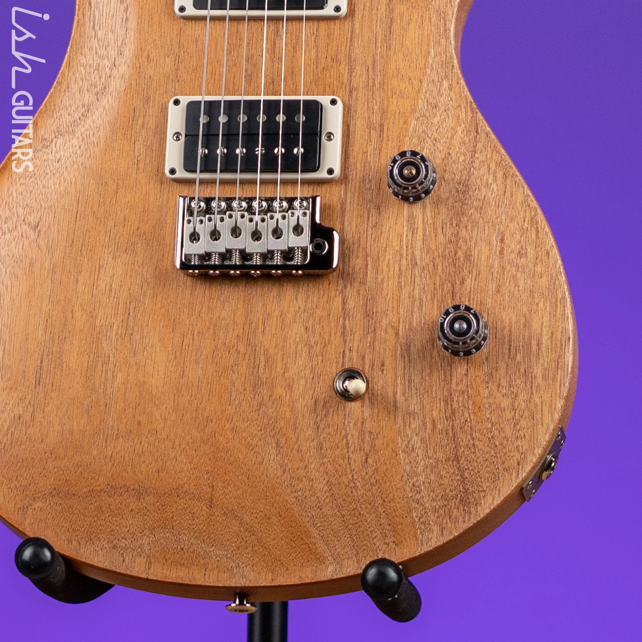 PRS CE 24 Standard Satin Nitro Electric Guitar Natural - Image 3