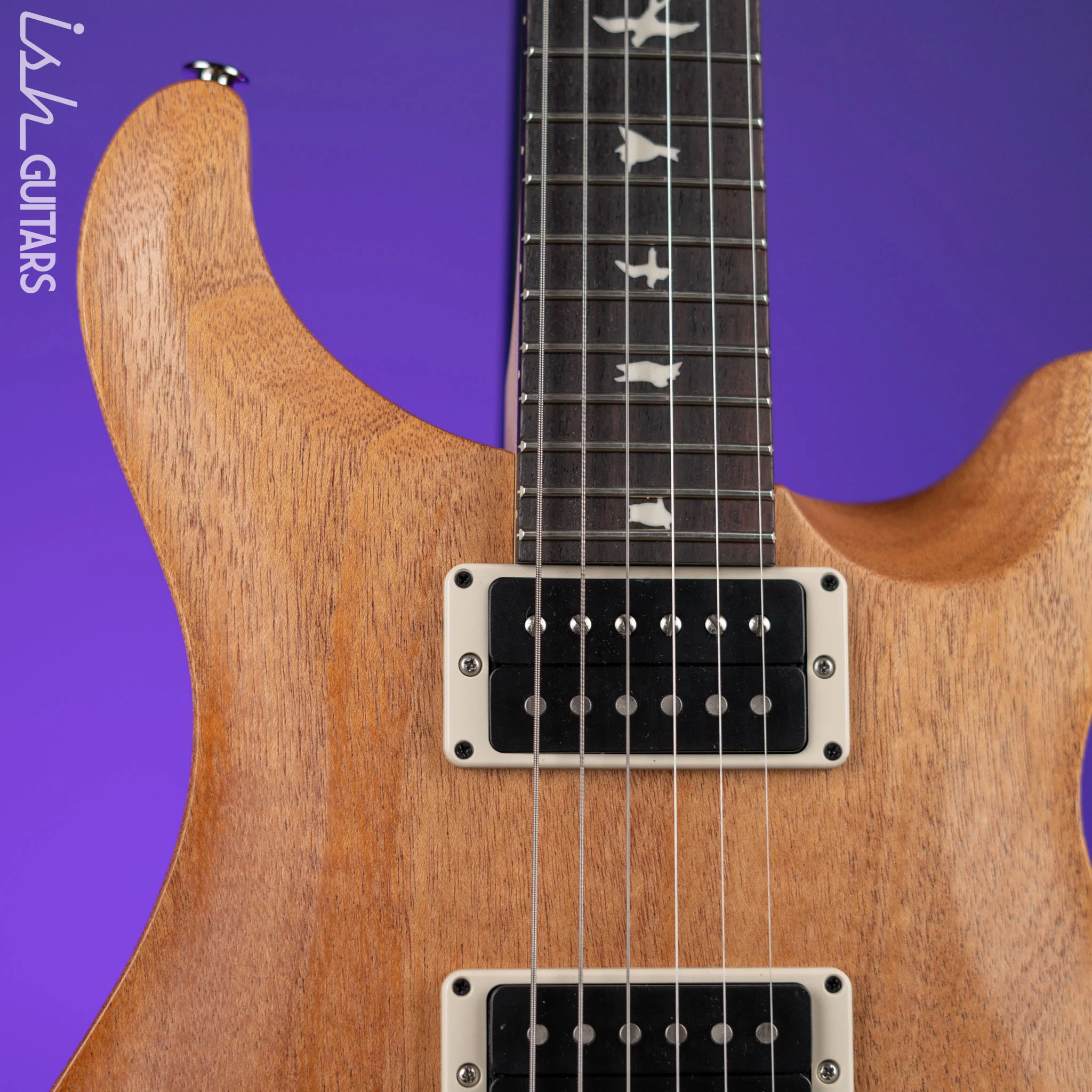 PRS CE 24 Standard Satin Nitro Electric Guitar Natural - Image 3