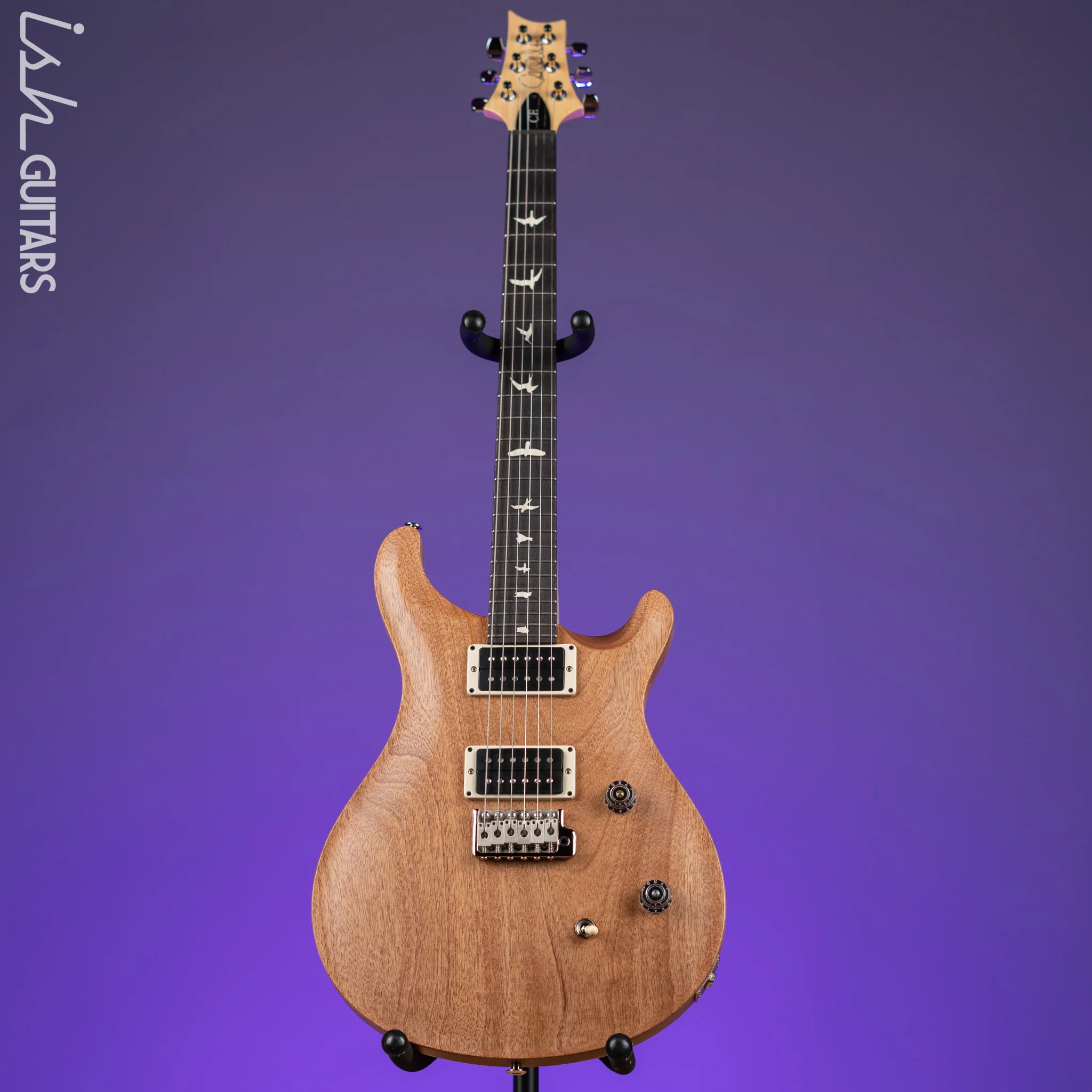 PRS CE 24 Standard Satin Nitro Electric Guitar Natural - Image 2