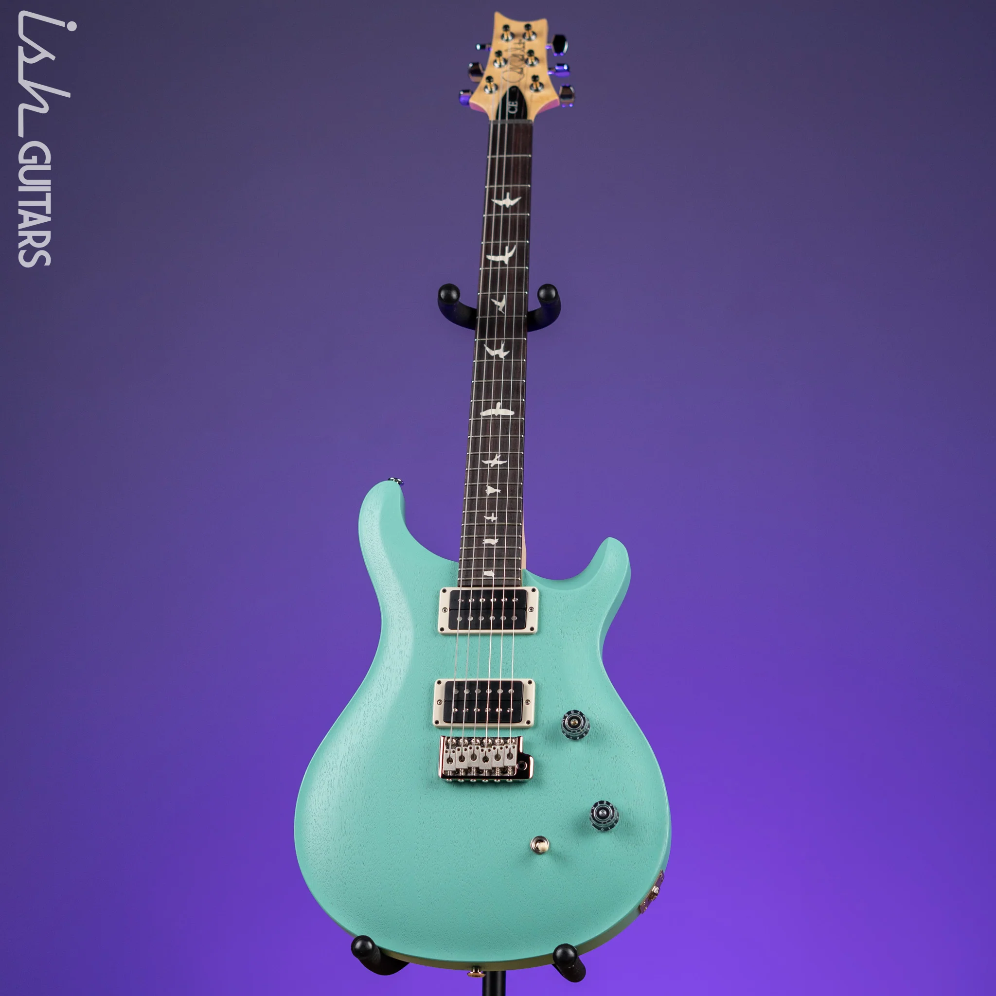 PRS CE 24 Standard Satin Nitro Electric Guitar Seafoam Green Demo - Image 2