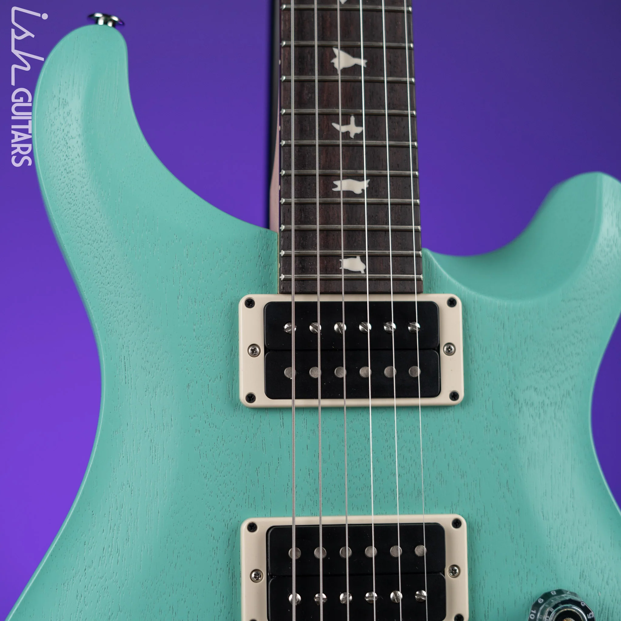 PRS CE 24 Standard Satin Nitro Electric Guitar Seafoam Green Demo - Image 3