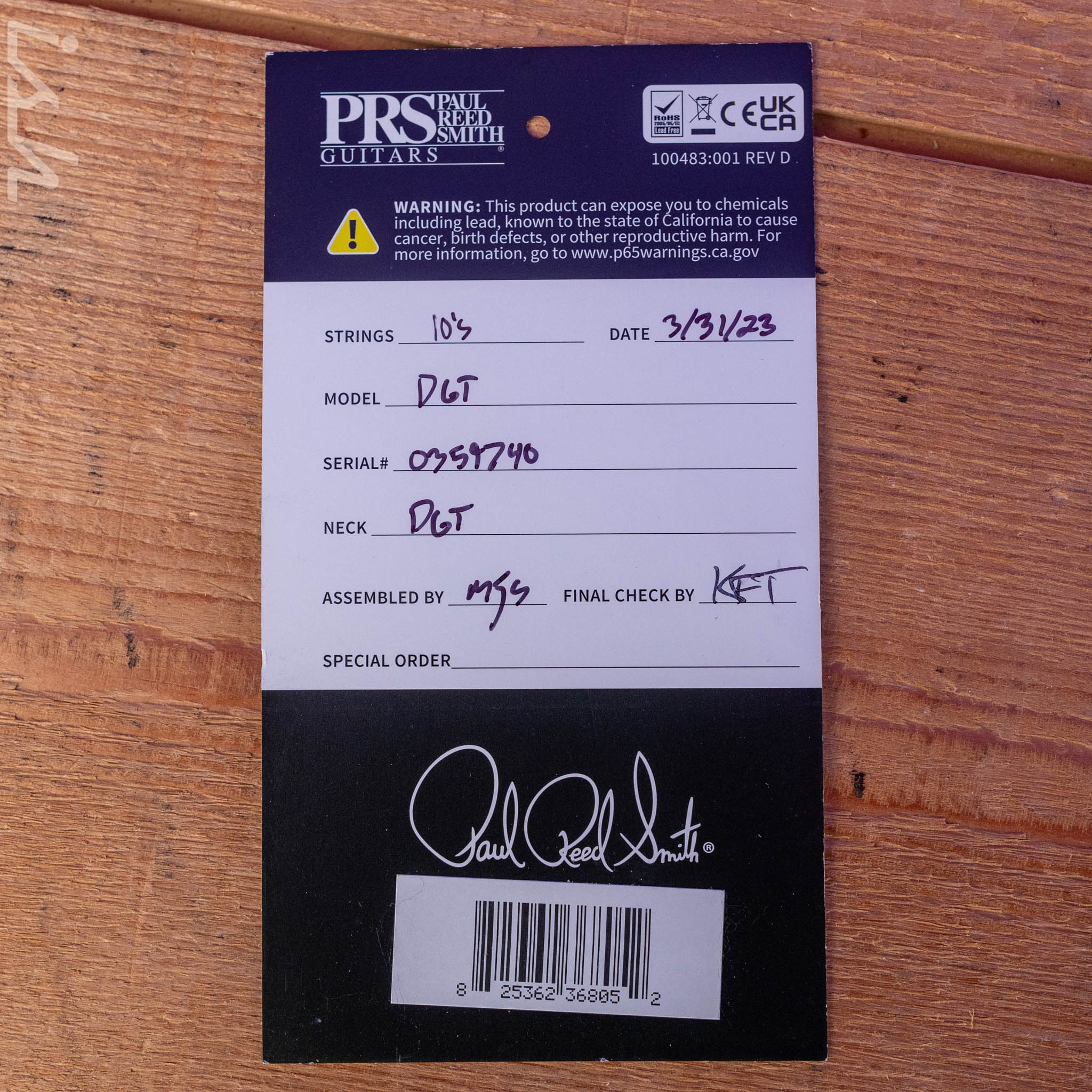 2023 PRS DGT Antique White - Image 16