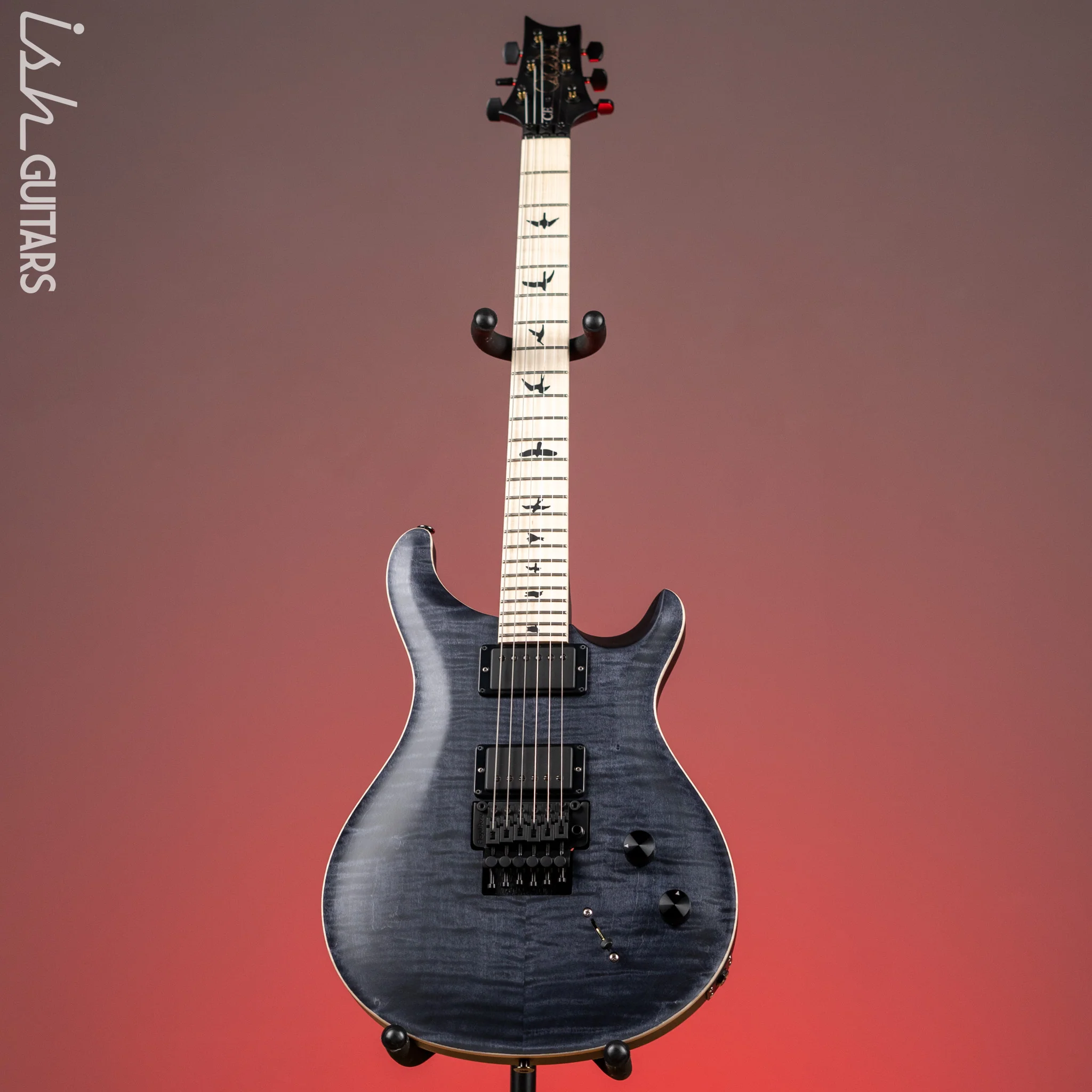 PRS Dustie Waring Signature CE 24 Floyd Gray Black Satin Nitro Demo - Image 2