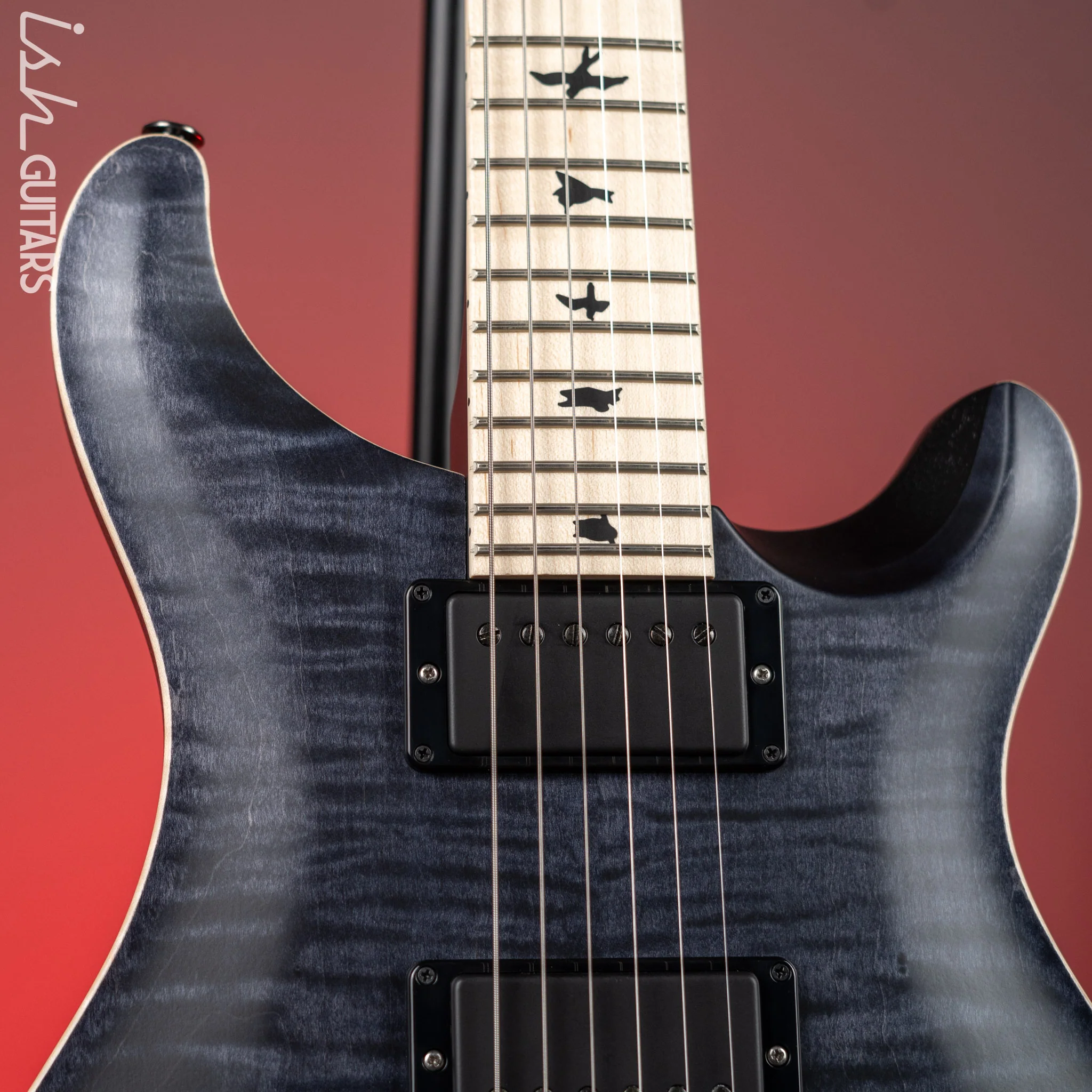 PRS Dustie Waring Signature CE 24 Floyd Gray Black Satin Nitro Demo - Image 3