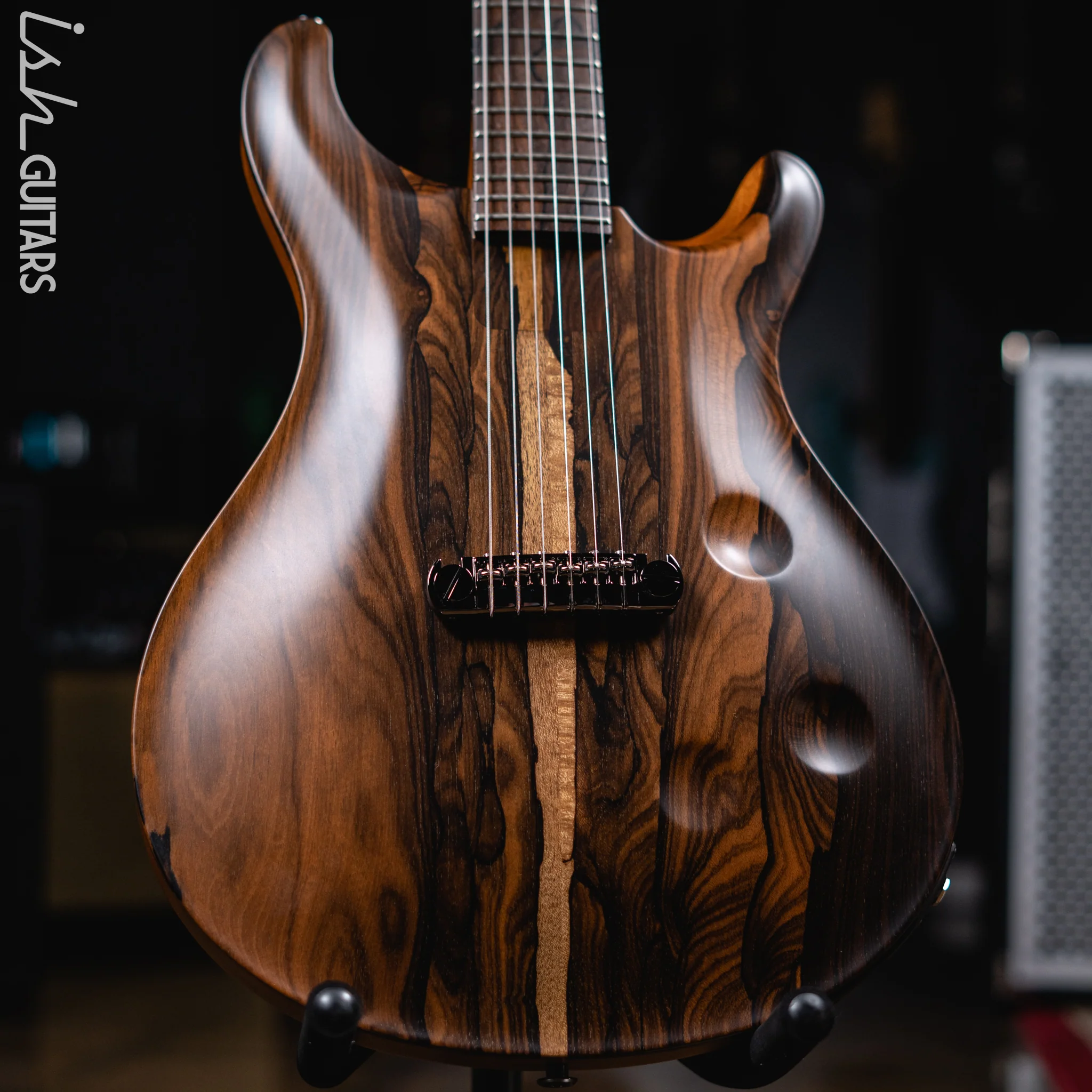PRS Private Stock Custom 24 'Sculpture' Natural Ziricote Chesapeake Bay Inlays - Image 2