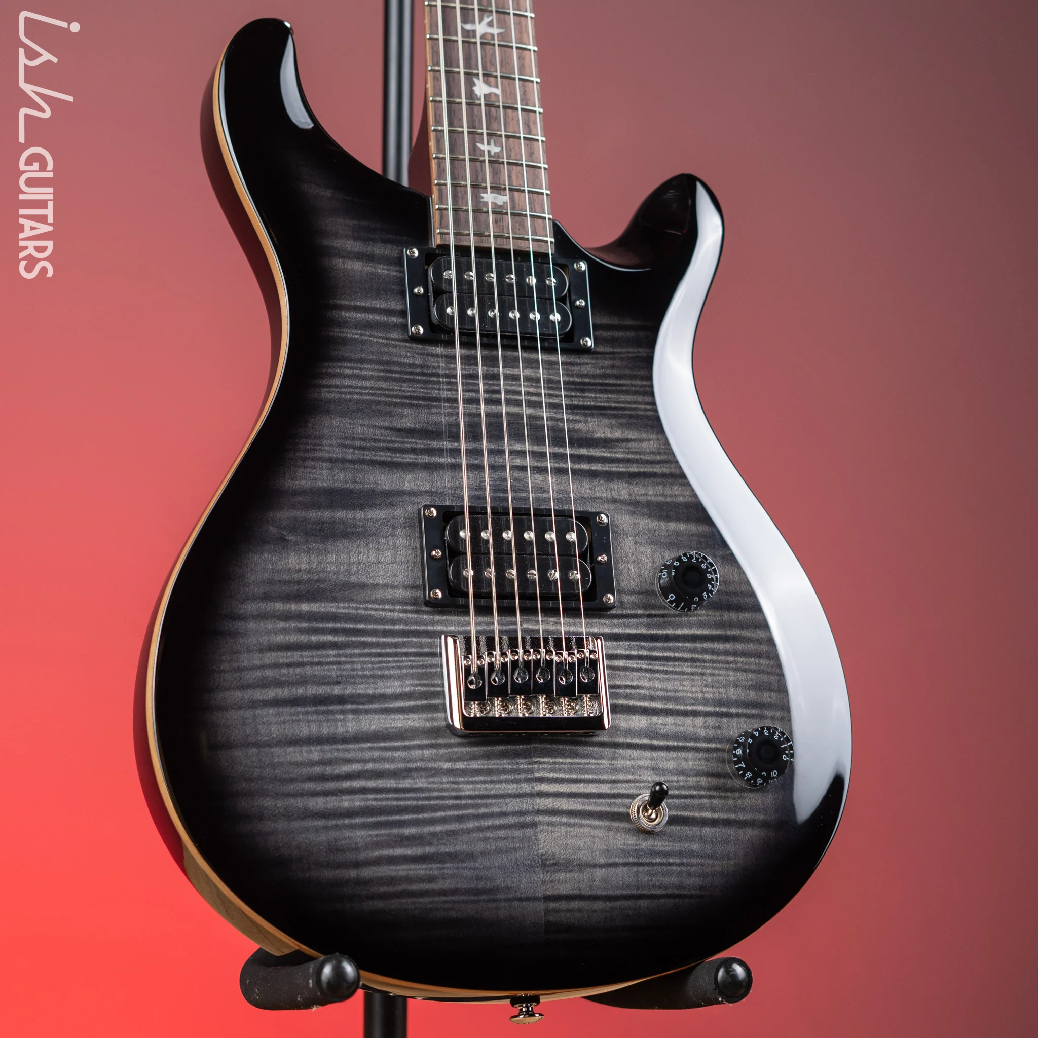 2023 PRS SE 277 Baritone Electric Guitar Charcoal Burst