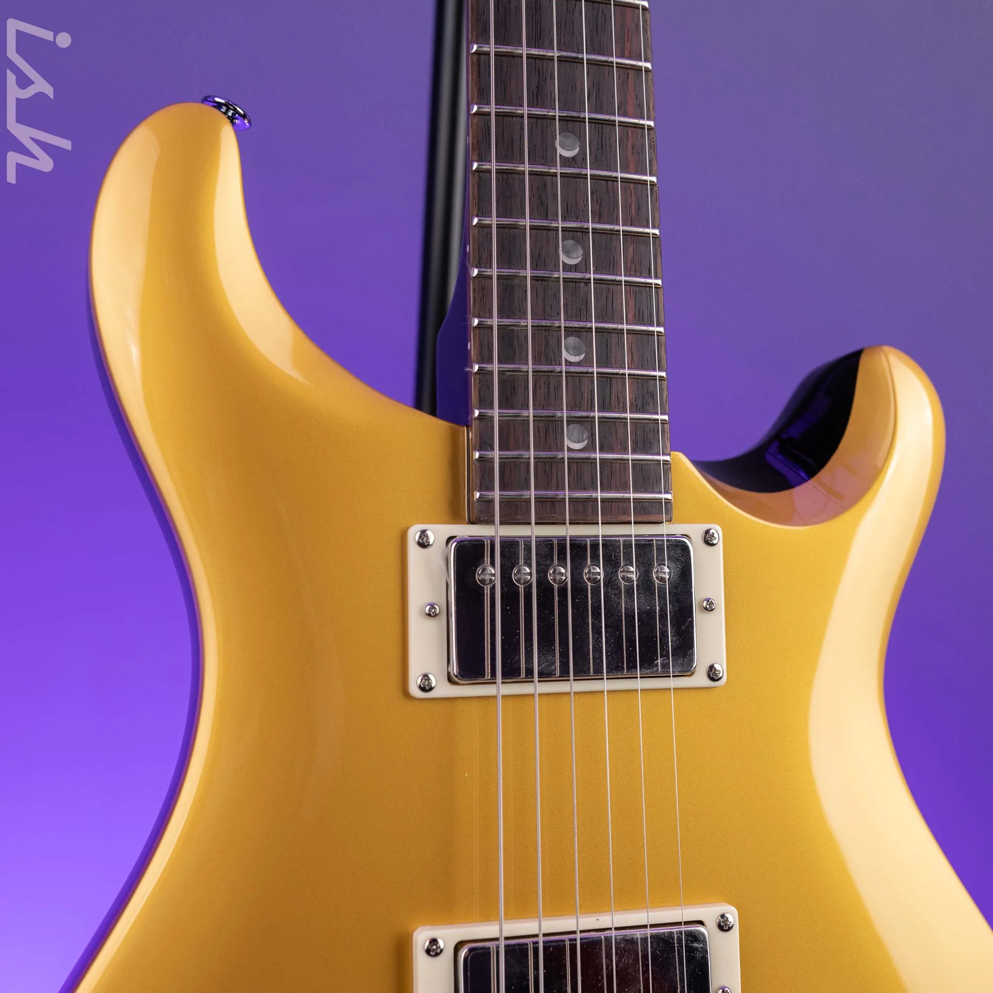 PRS SE DGT David Grissom Electric Guitar Gold Top - Image 3