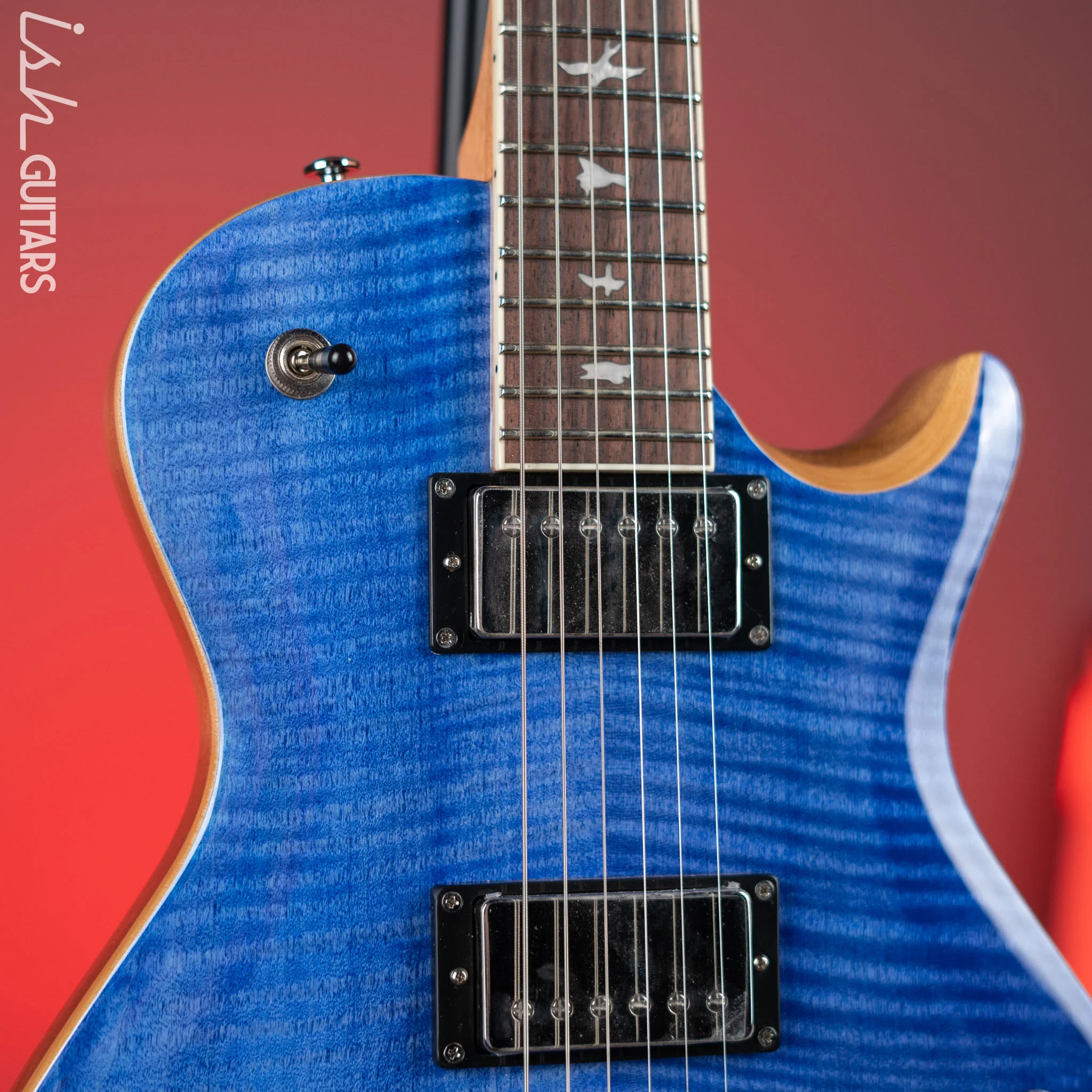PRS SE McCarty 594 Singlecut Electric Guitar Faded Blue - Image 3