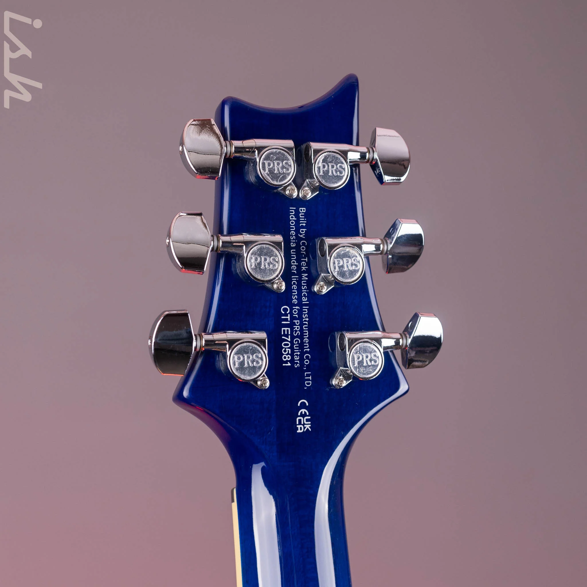 2023 PRS SE Standard 24-08 Electric Guitar Translucent Blue - Image 14