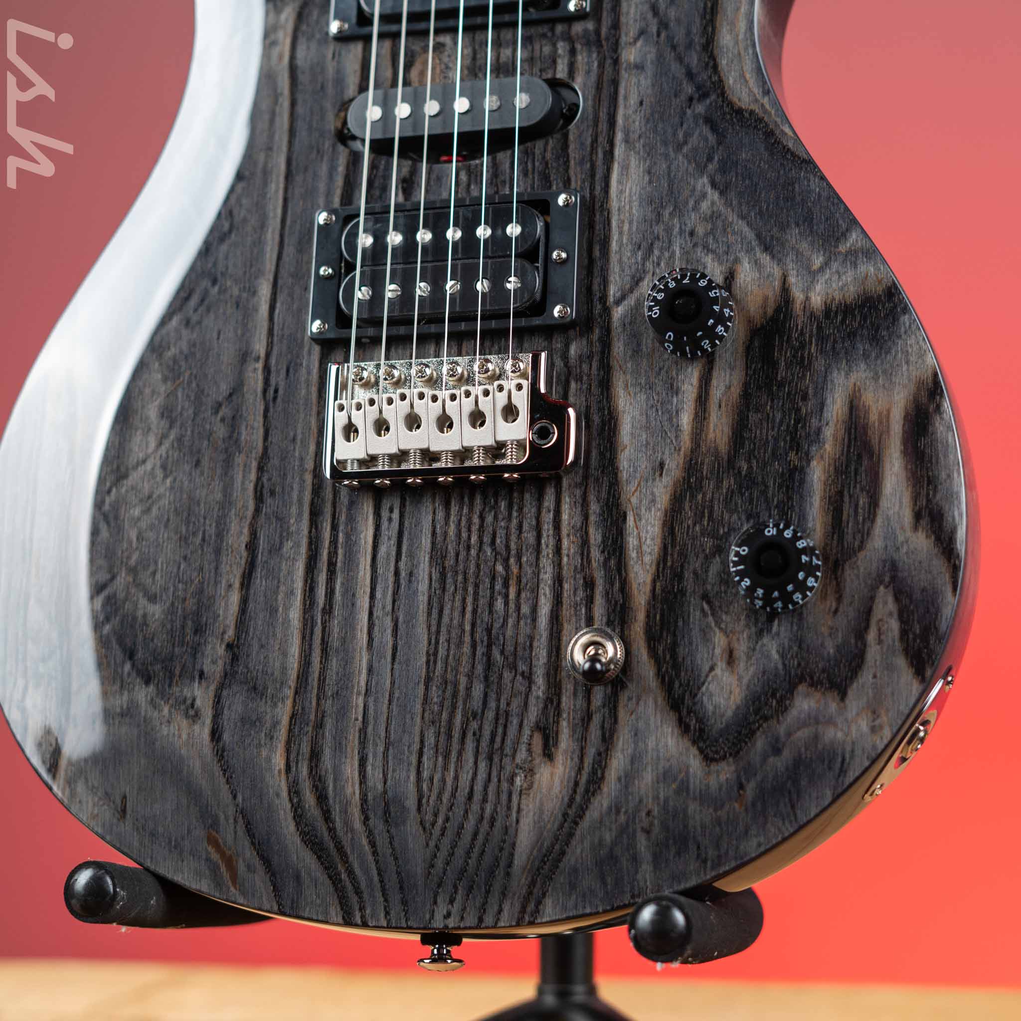 2023 PRS SE Swamp Ash Special Electric Guitar Charcoal - Image 4