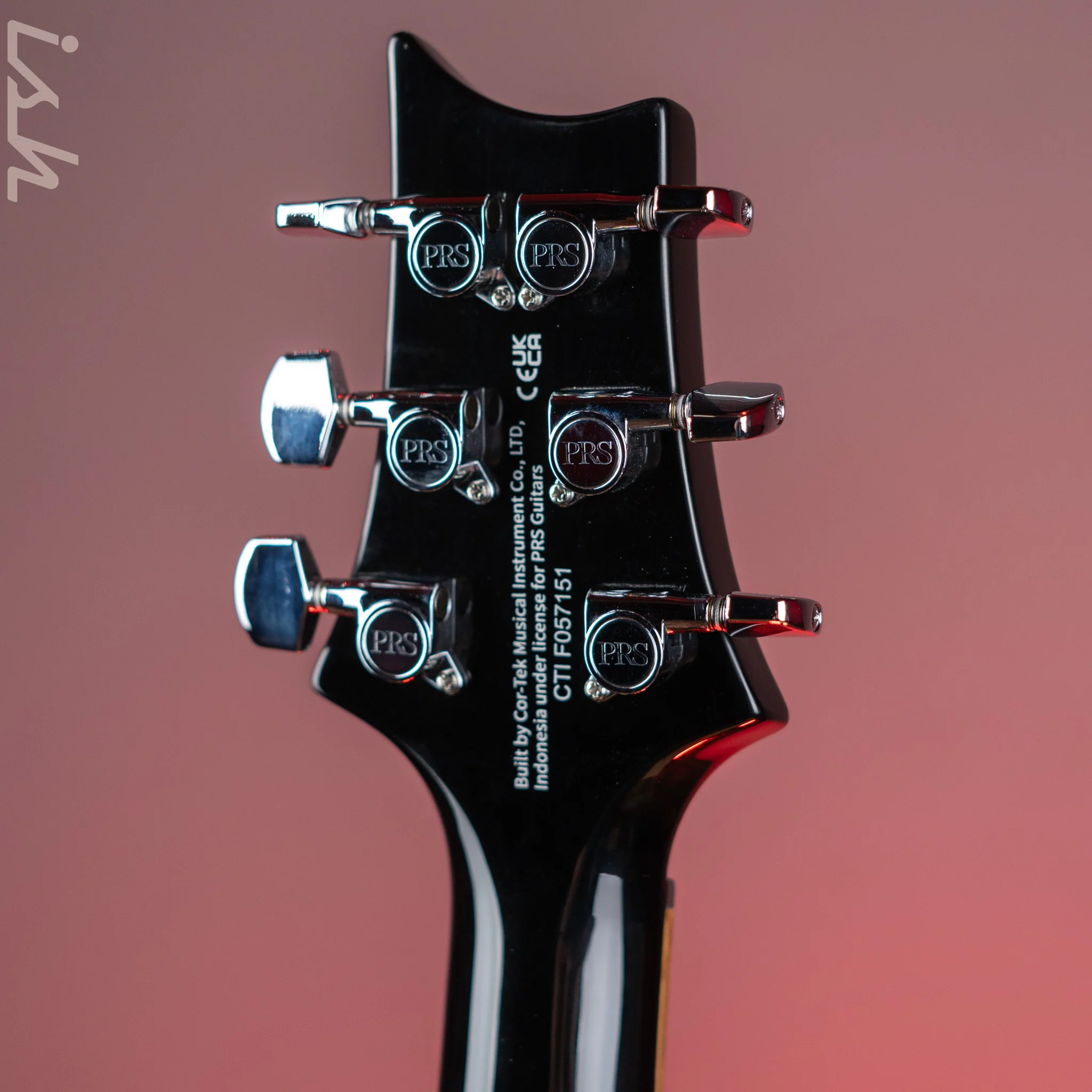PRS SE 277 Baritone Left Handed Electric Guitar Charcoal Burst - Image 10