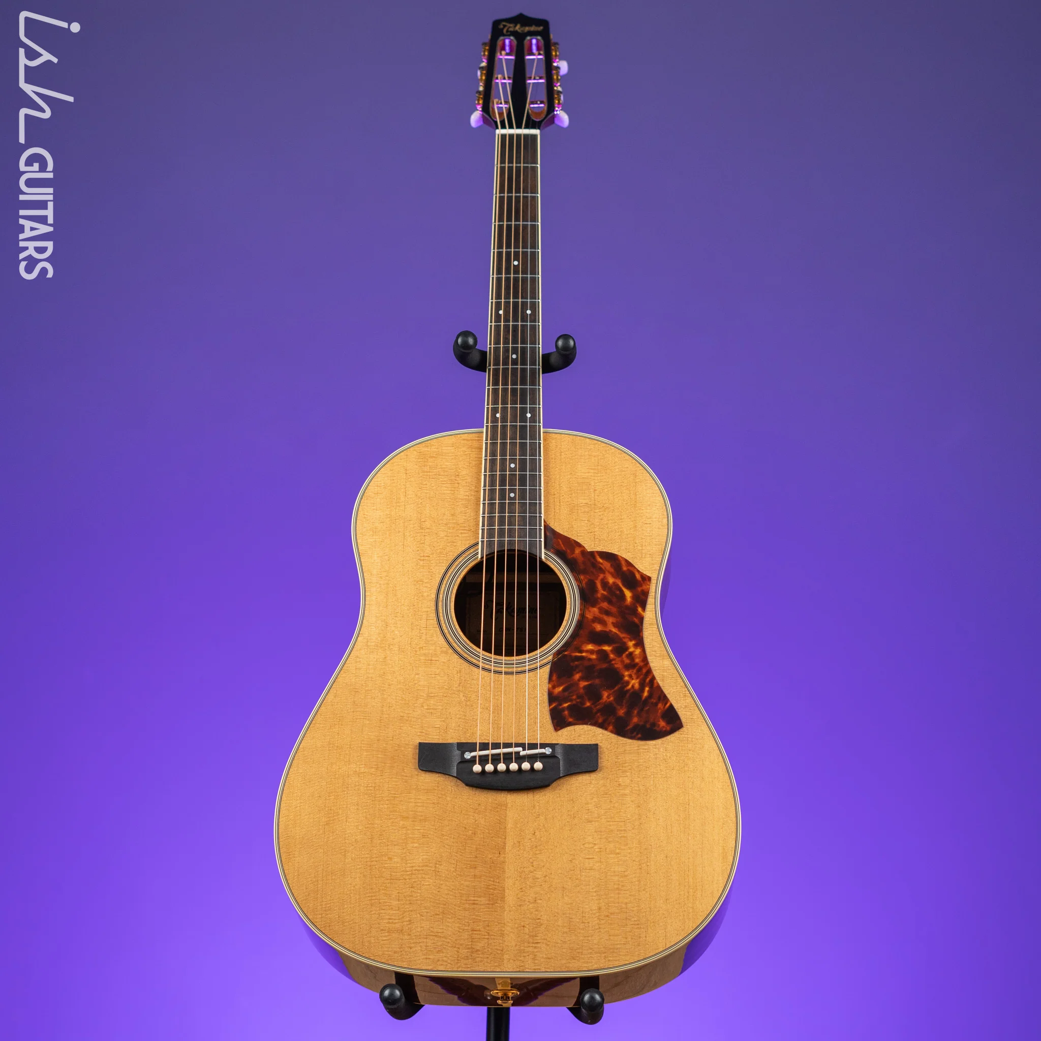 2023 Takamine CRN-TS1 Slope Shoulder Dreadnought Acoustic-Electric Guitar Natural - Image 2