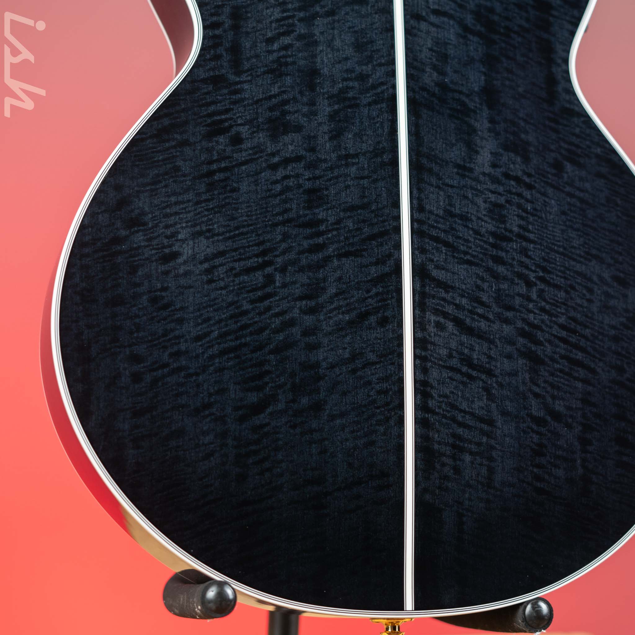 Takamine Thinline TSP158C-12 12-String Acoustic-Electric Guitar See-Through Black Demo - Image 9