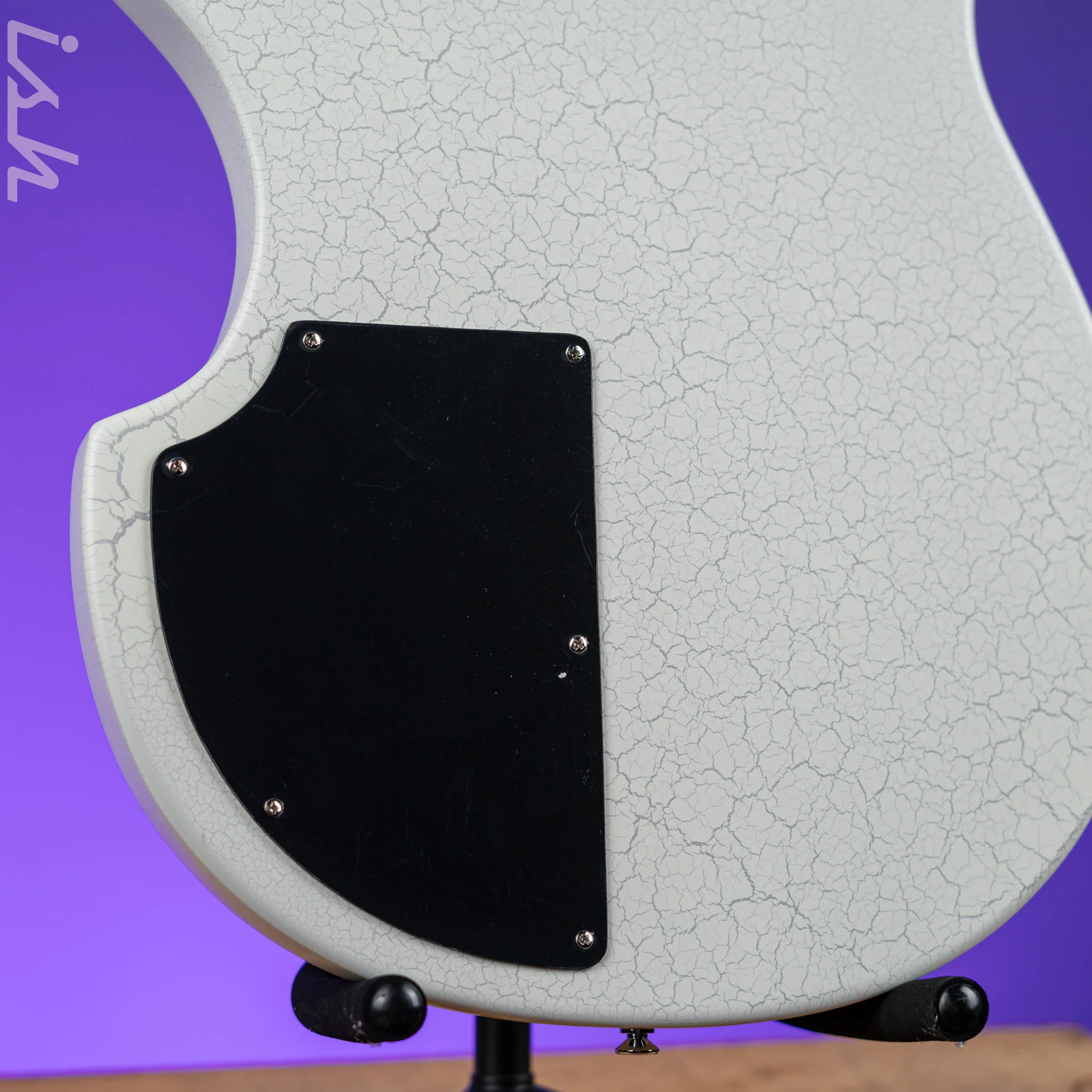 Danelectro Coral Sitar Reissue Guitar White Crackle - Image 9