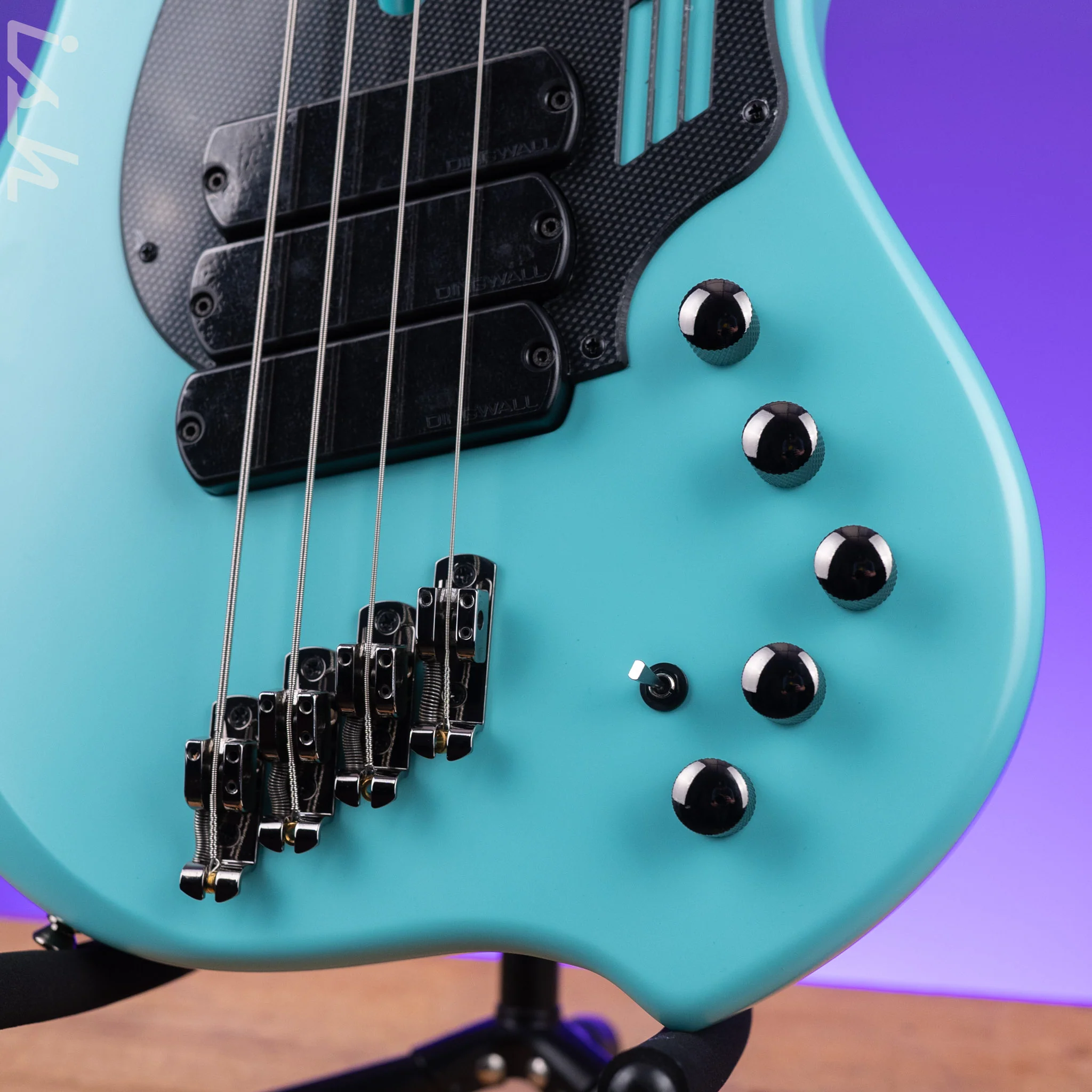 2024 Dingwall NG-3 4-String Bass Guitar Matte Celestial Blue - Image 4