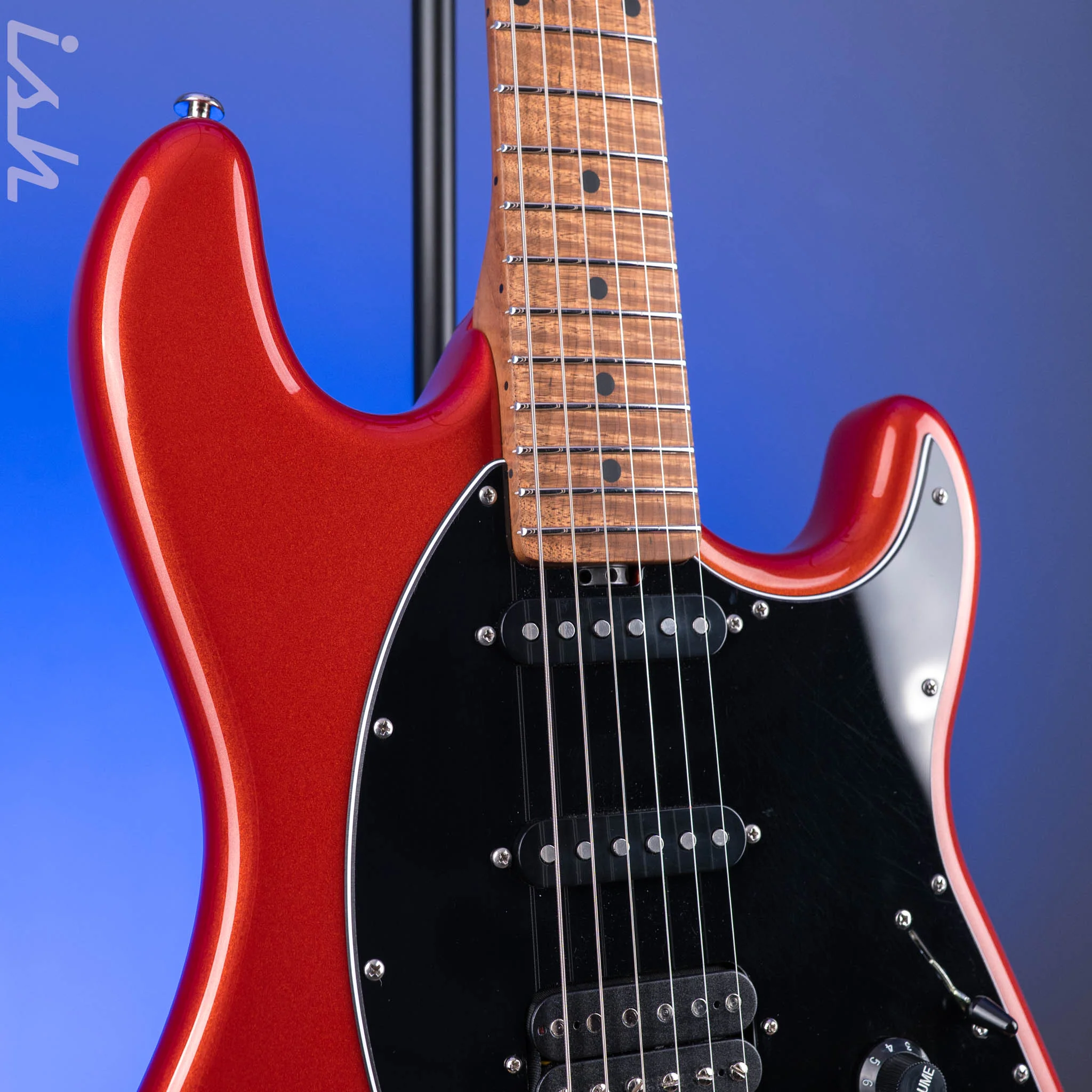 2024 Ernie Ball Music Man Cutlass RS HSS Blood Orange - Image 4