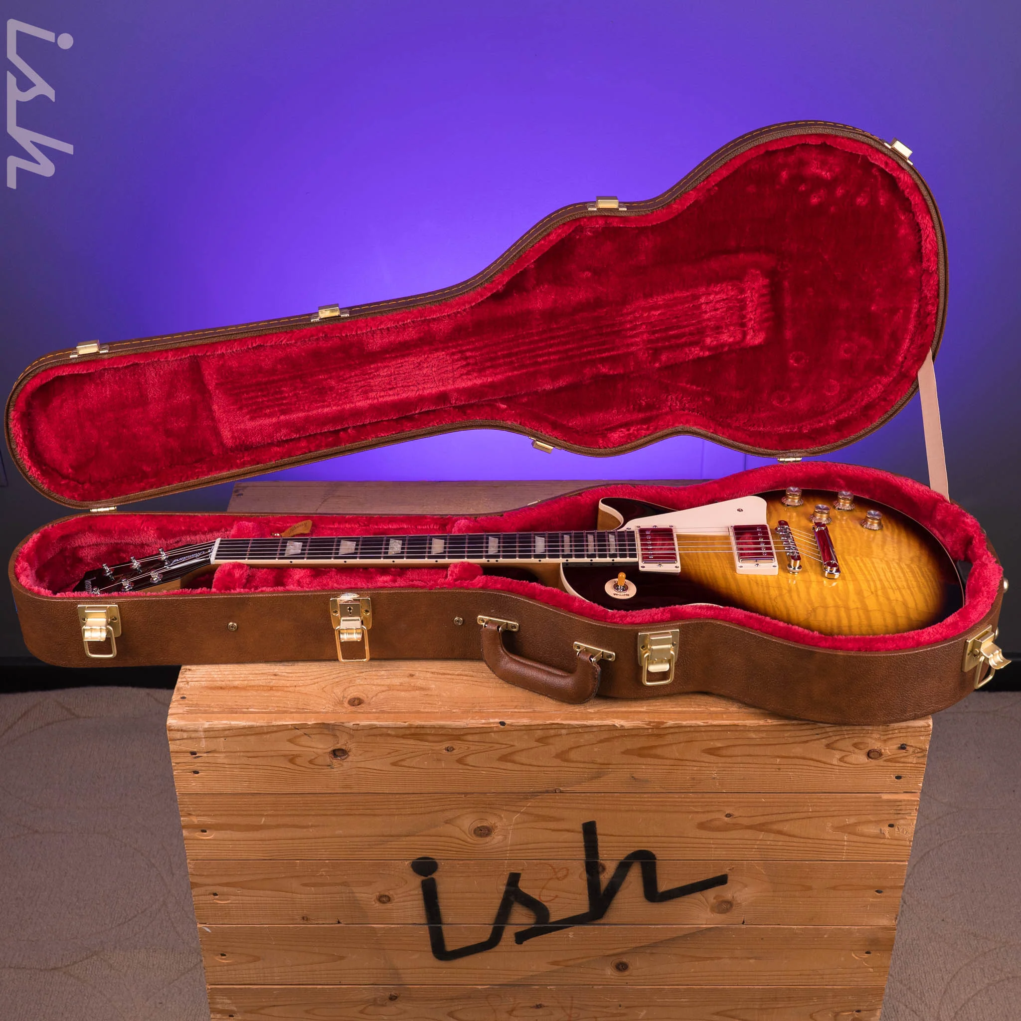 2024 Gibson Les Paul Standard '60s Custom Shop Top - Sugarbucker Pickups - Tobacco Burst - Image 15