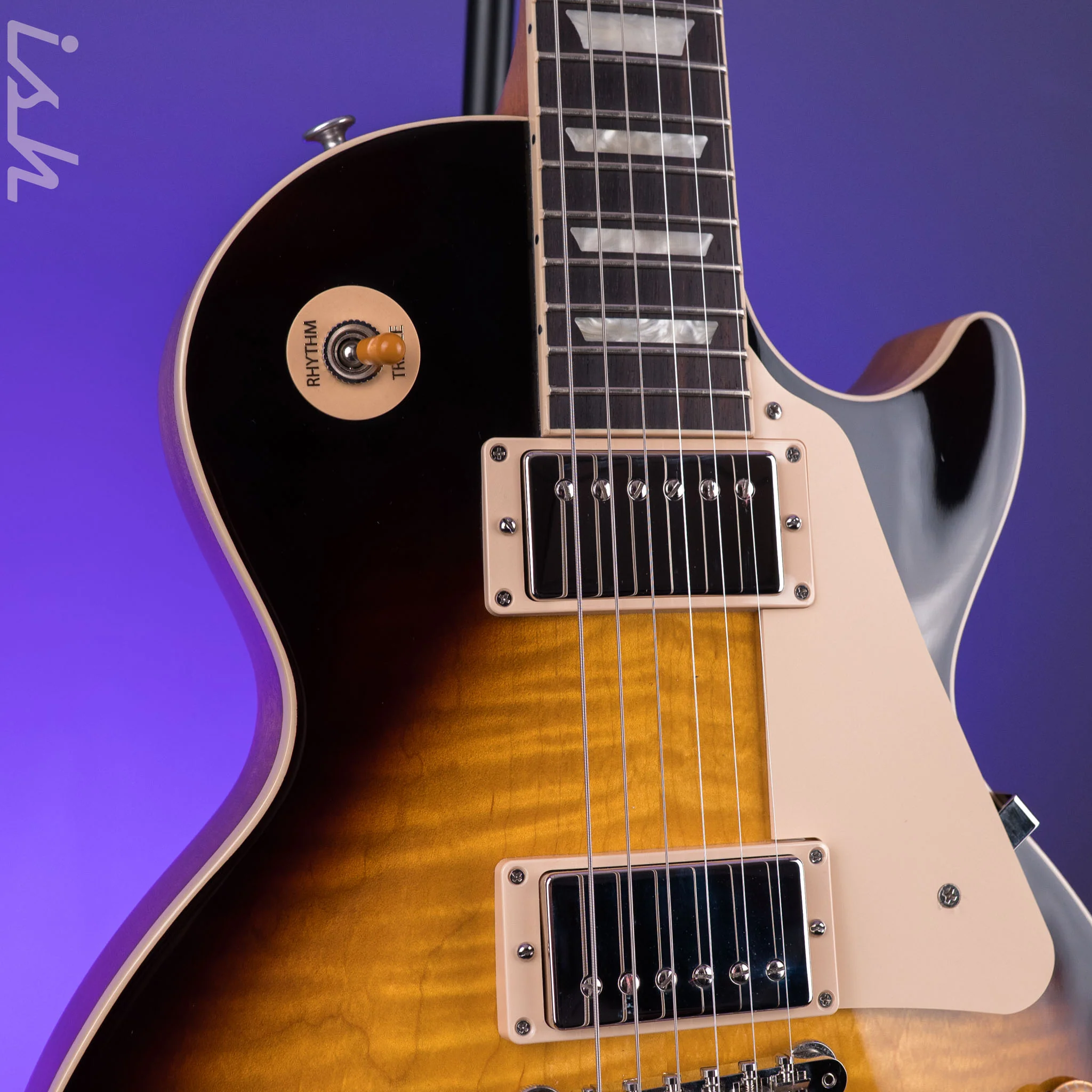 2024 Gibson Les Paul Standard '60s Custom Shop Top - Sugarbucker Pickups - Tobacco Burst - Image 3