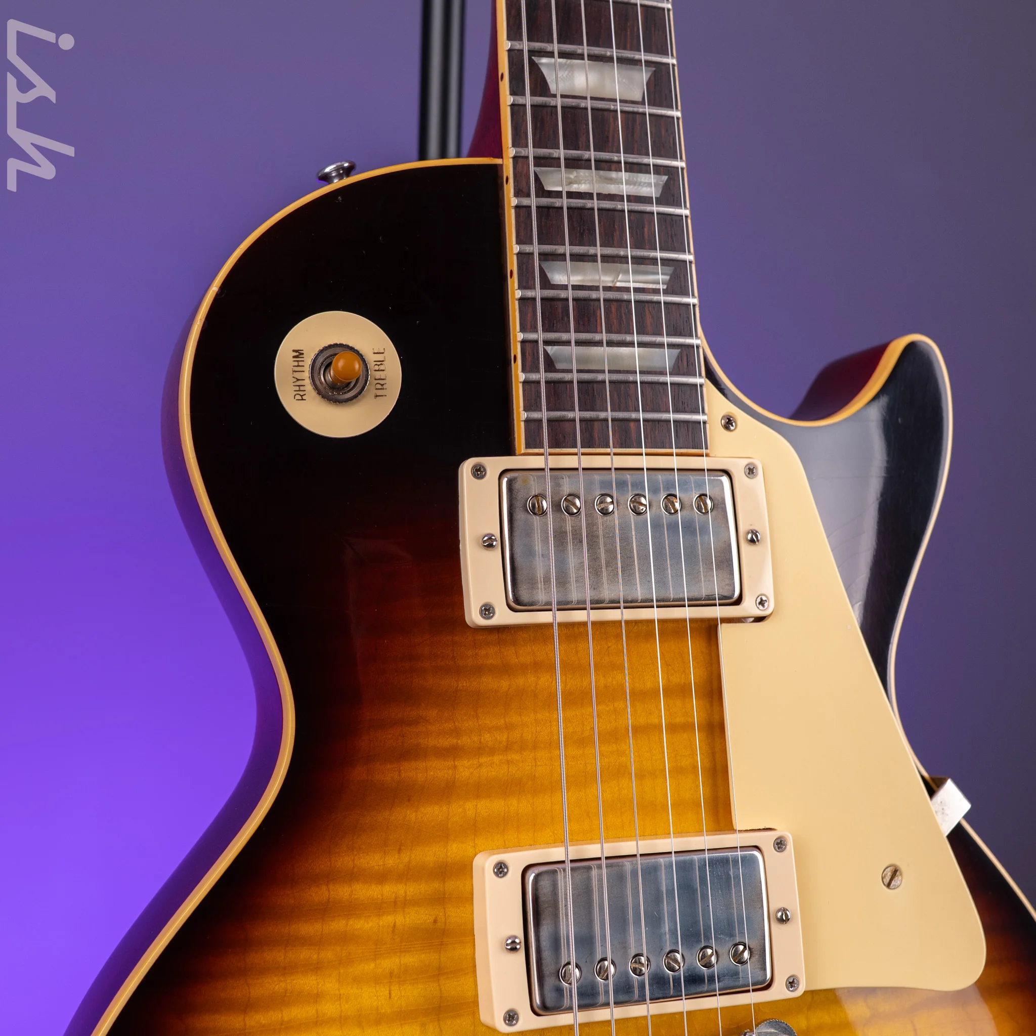 2024 Gibson Murphy Lab Les Paul R9 Ultra Light Aged Kindred Burst - Image 5