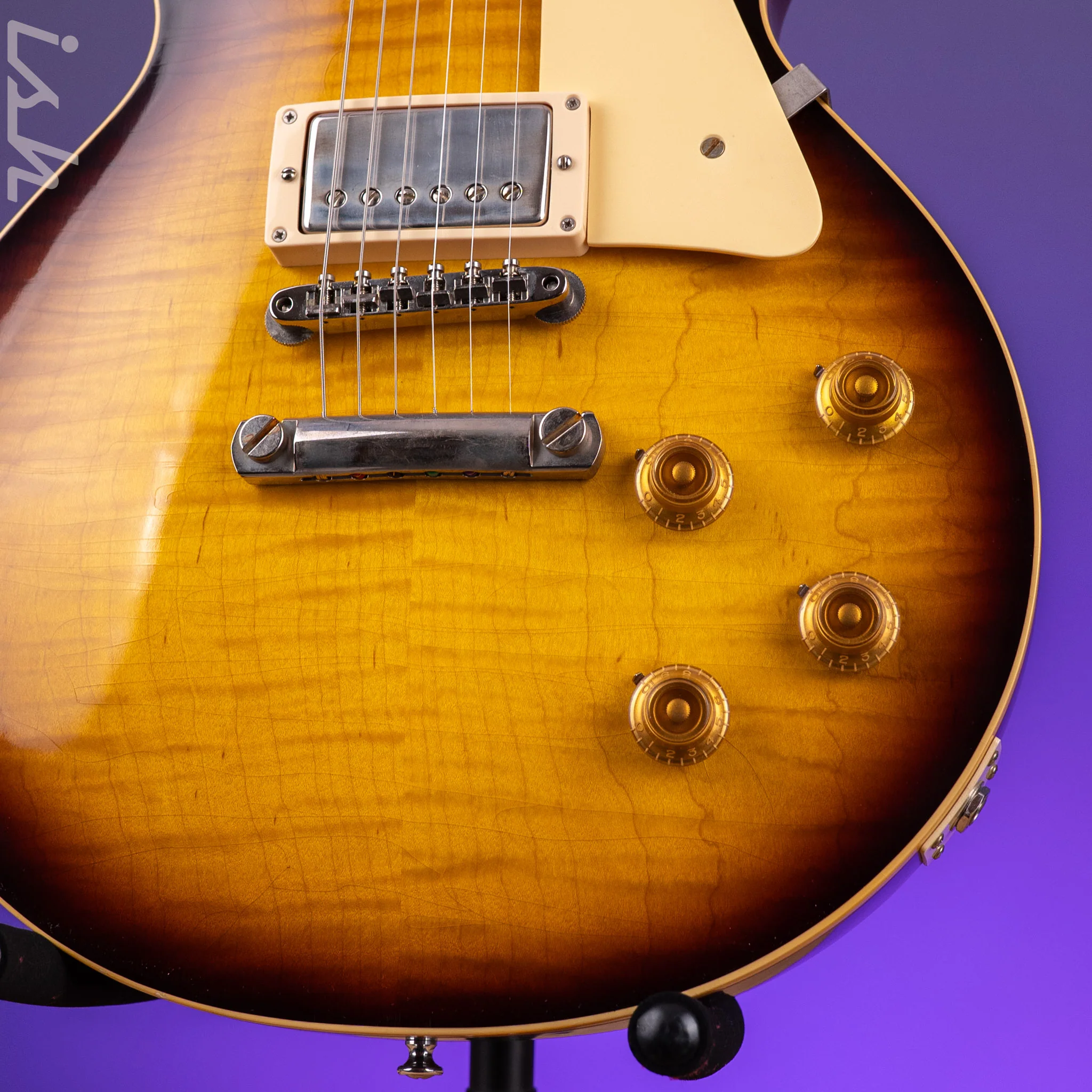 2024 Gibson Murphy Lab Les Paul R9 Ultra Light Aged Kindred Burst - Image 6