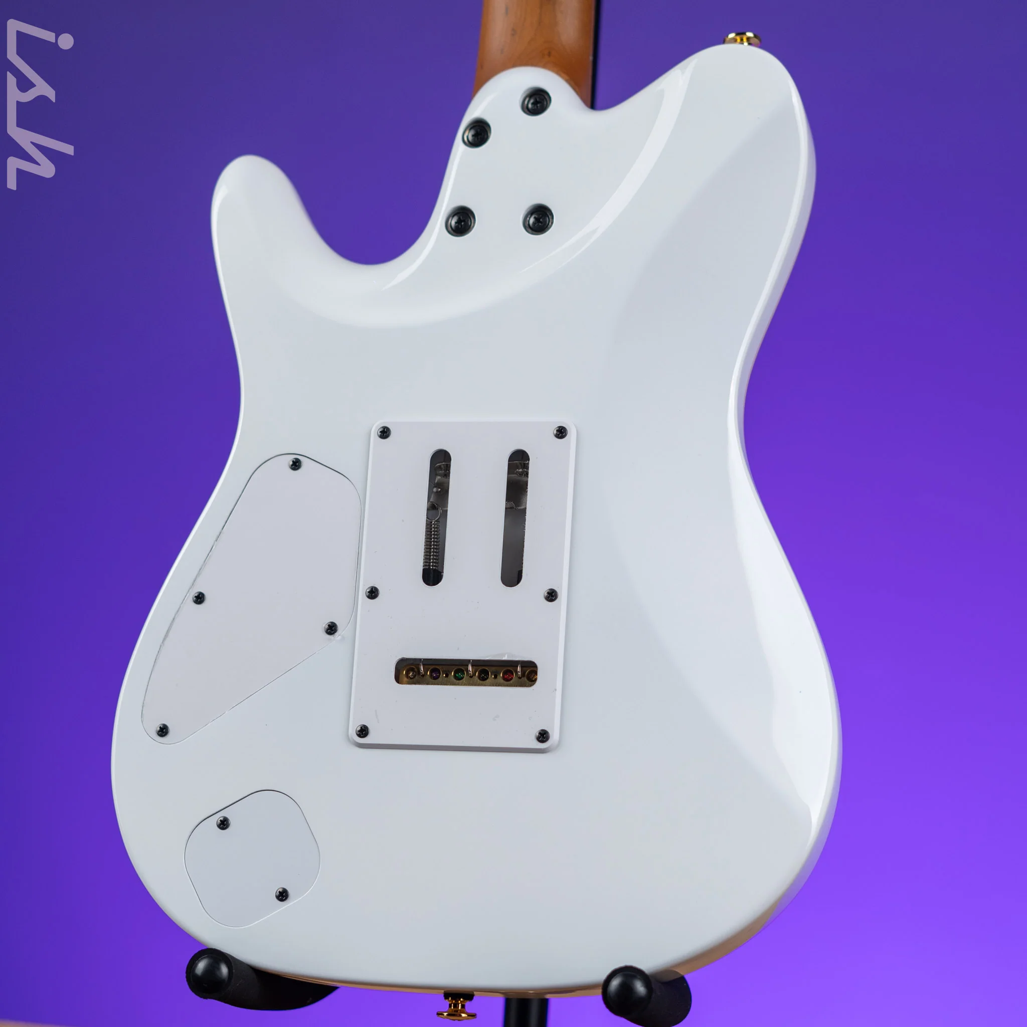 Ibanez LB1 Lari Basilio Signature Prestige Electric Guitar White - Image 7