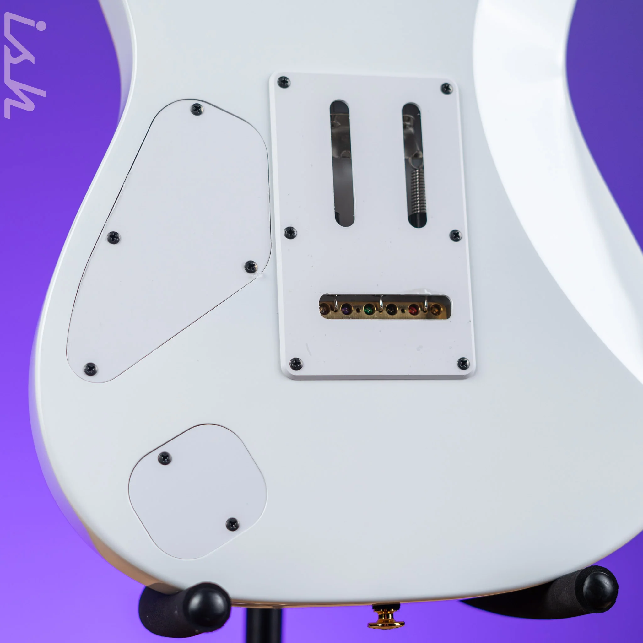 Ibanez LB1 Lari Basilio Signature Prestige Electric Guitar White - Image 9