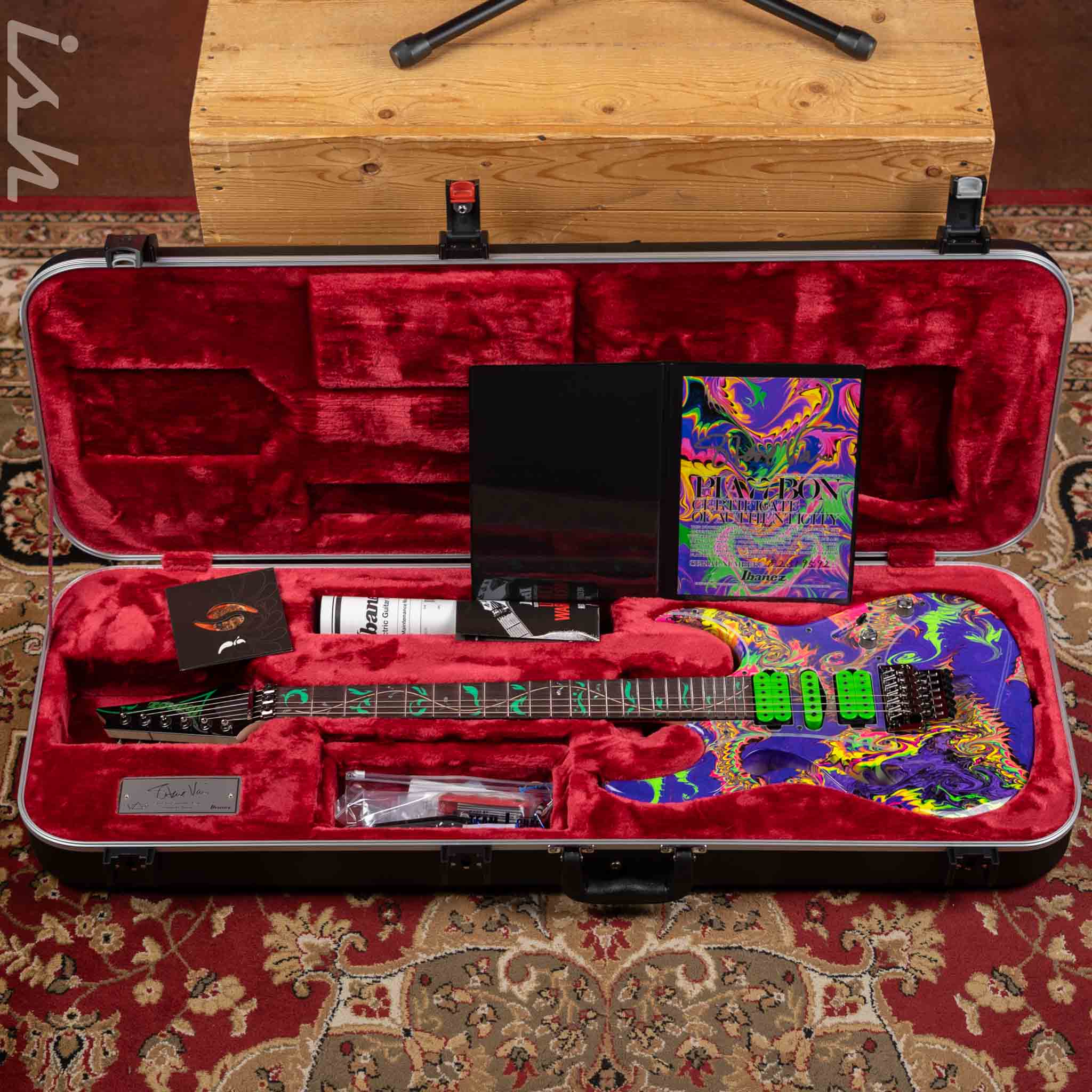 2023 Ibanez Steve Vai Signature PIA77BON Brilliance of Now - Image 14