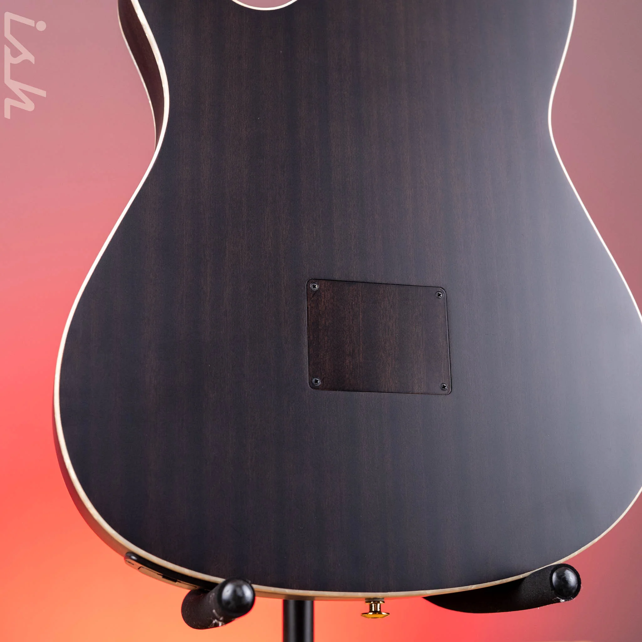 2024 Ibanez TOD10N Tim Henson Signature Nylon Acoustic-Electric Guitar Transparent Black Flat - Image 10