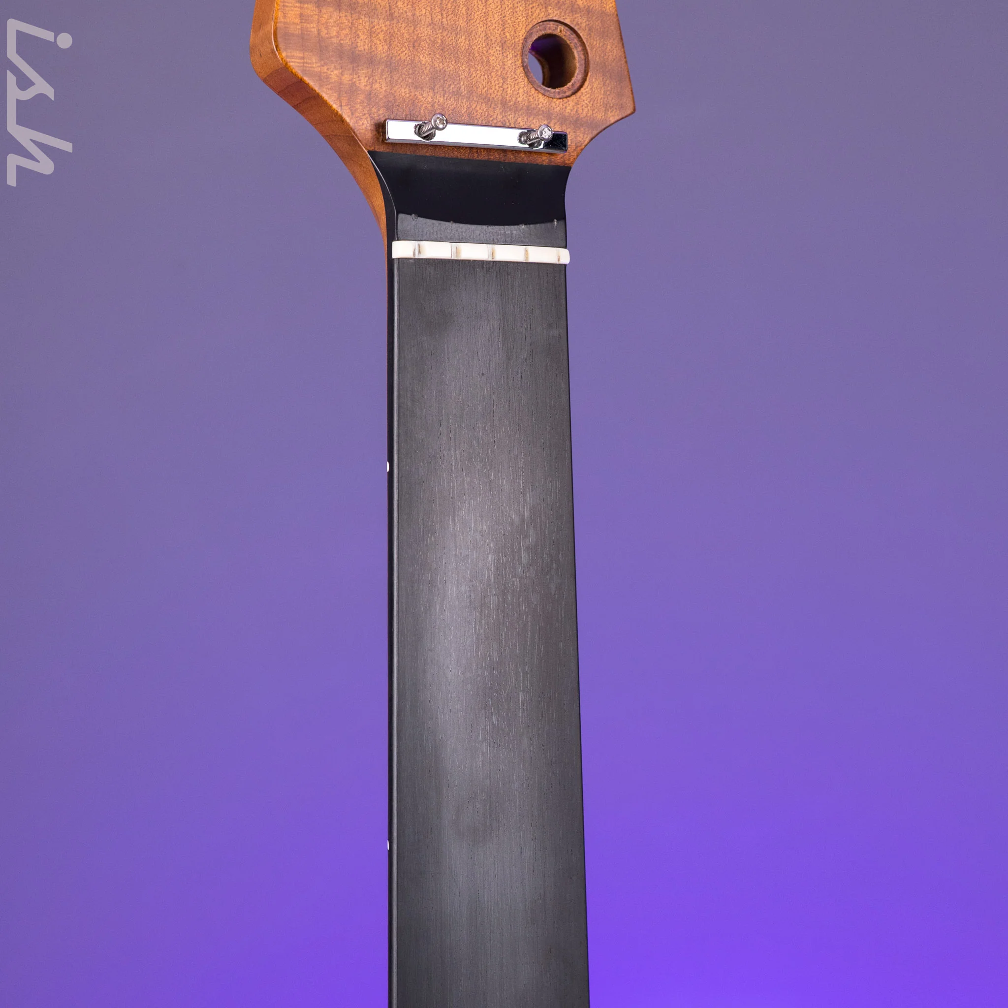 2024 Lakland 55-94 USA Fretless Neck ONLY Maple w/ Ebony Fretboard - Image 8