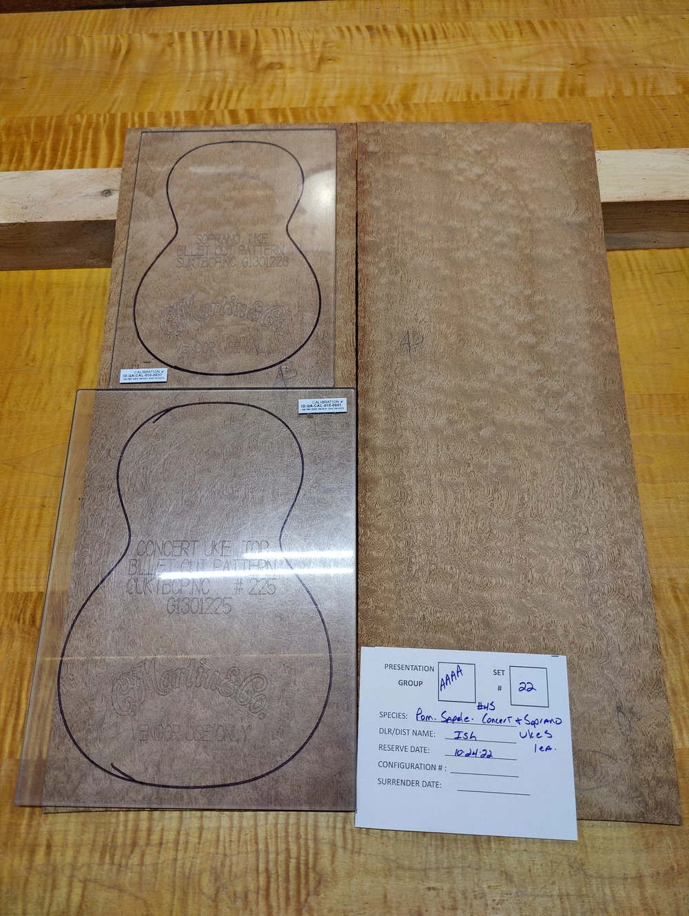 2024 Martin Custom Shop Soprano Ukulele Natural Quilted Sapele - Image 15