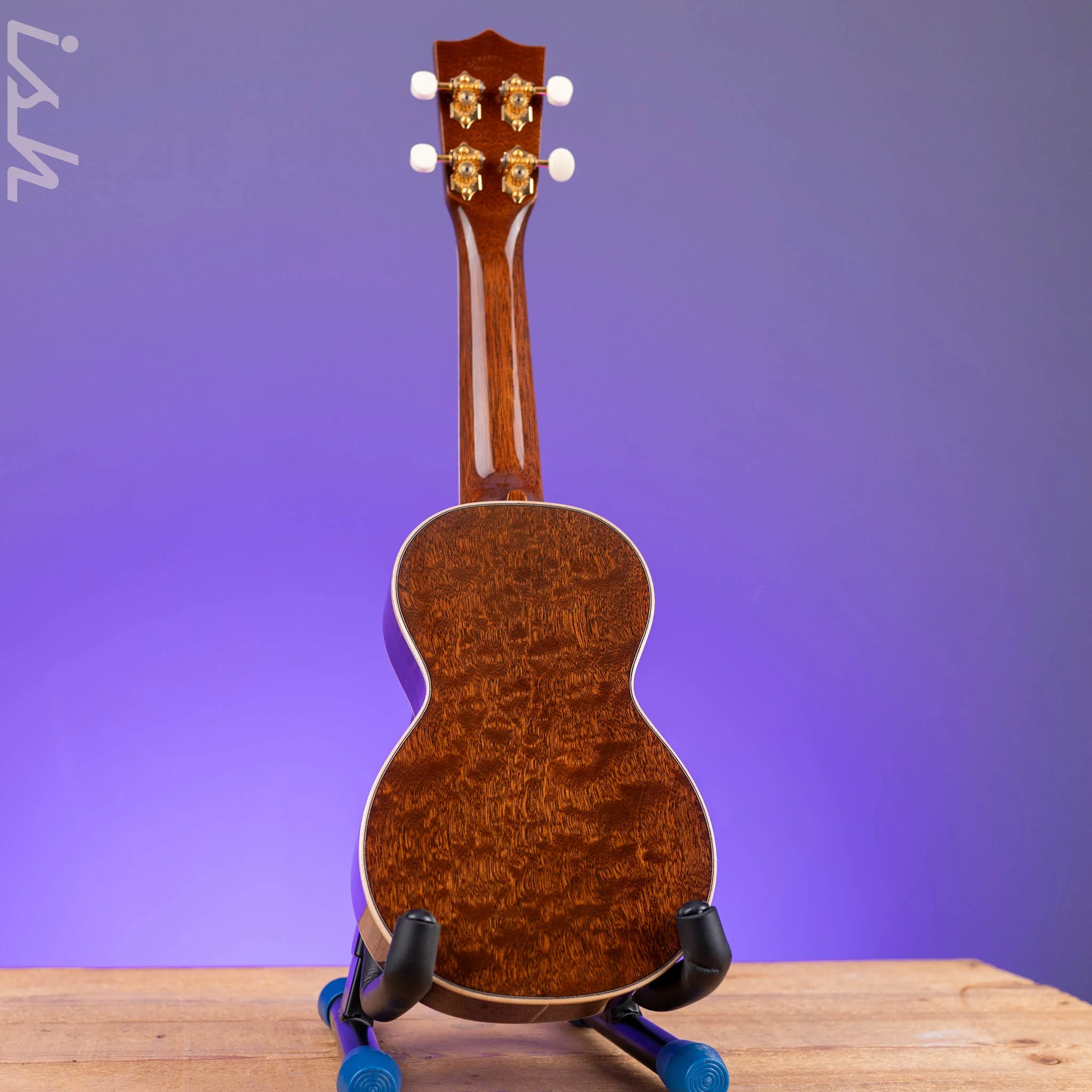 2024 Martin Custom Shop Soprano Ukulele Natural Quilted Sapele - Image 8