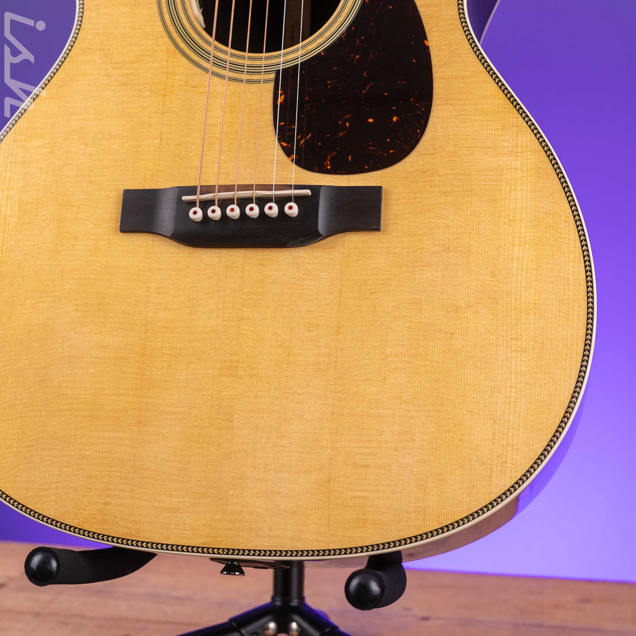 2024 Martin OM-28E Acoustic-Electric Guitar - LR Baggs Anthem - Image 4