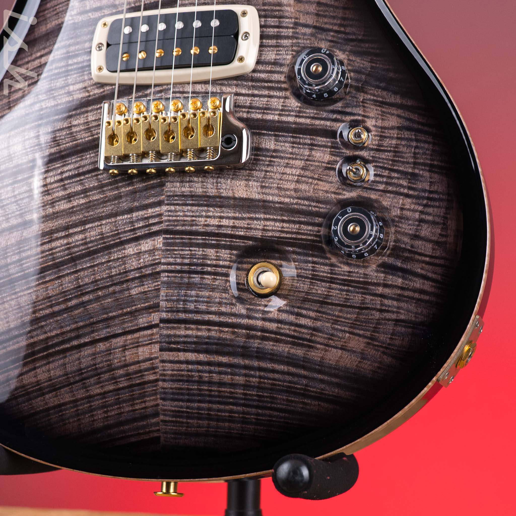 2024 PRS Custom 24-08 Charcoal Burst 10 Top - Image 5