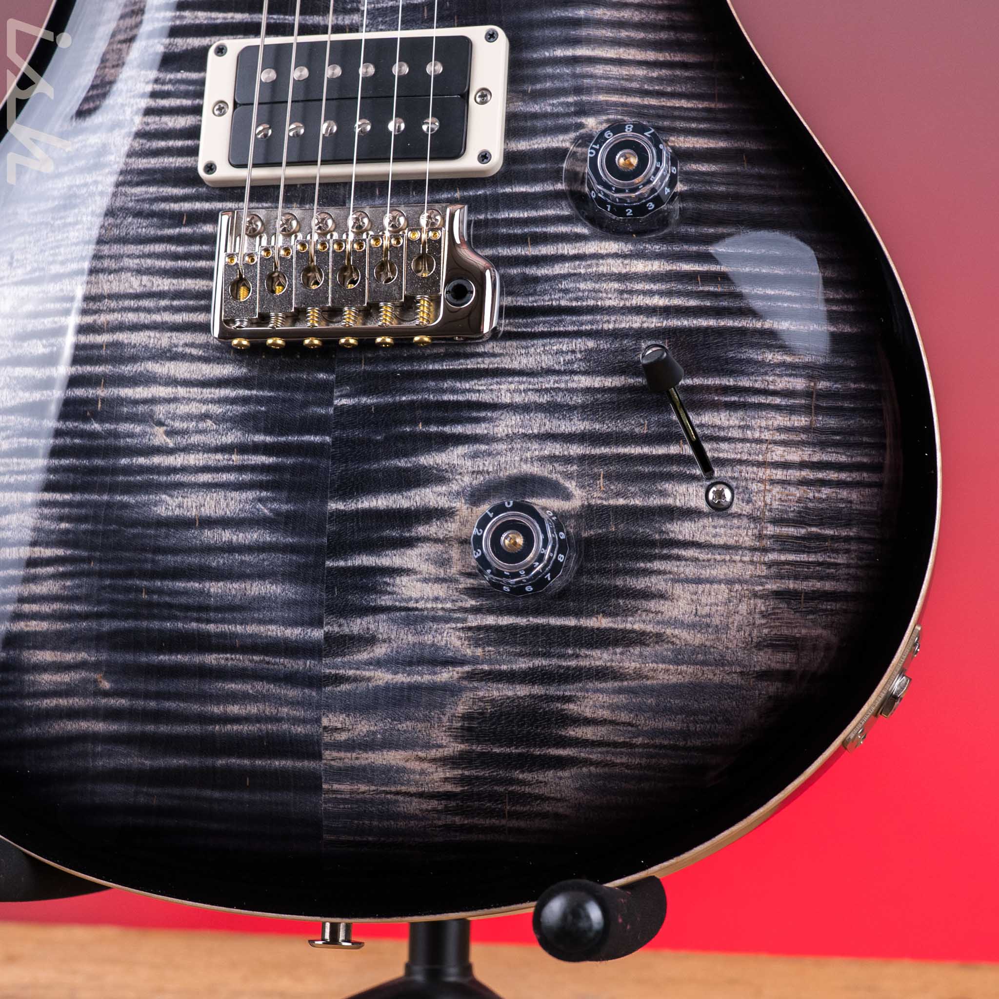 2024 PRS Custom 24 Electric Guitar Charcoal Burst - Image 5