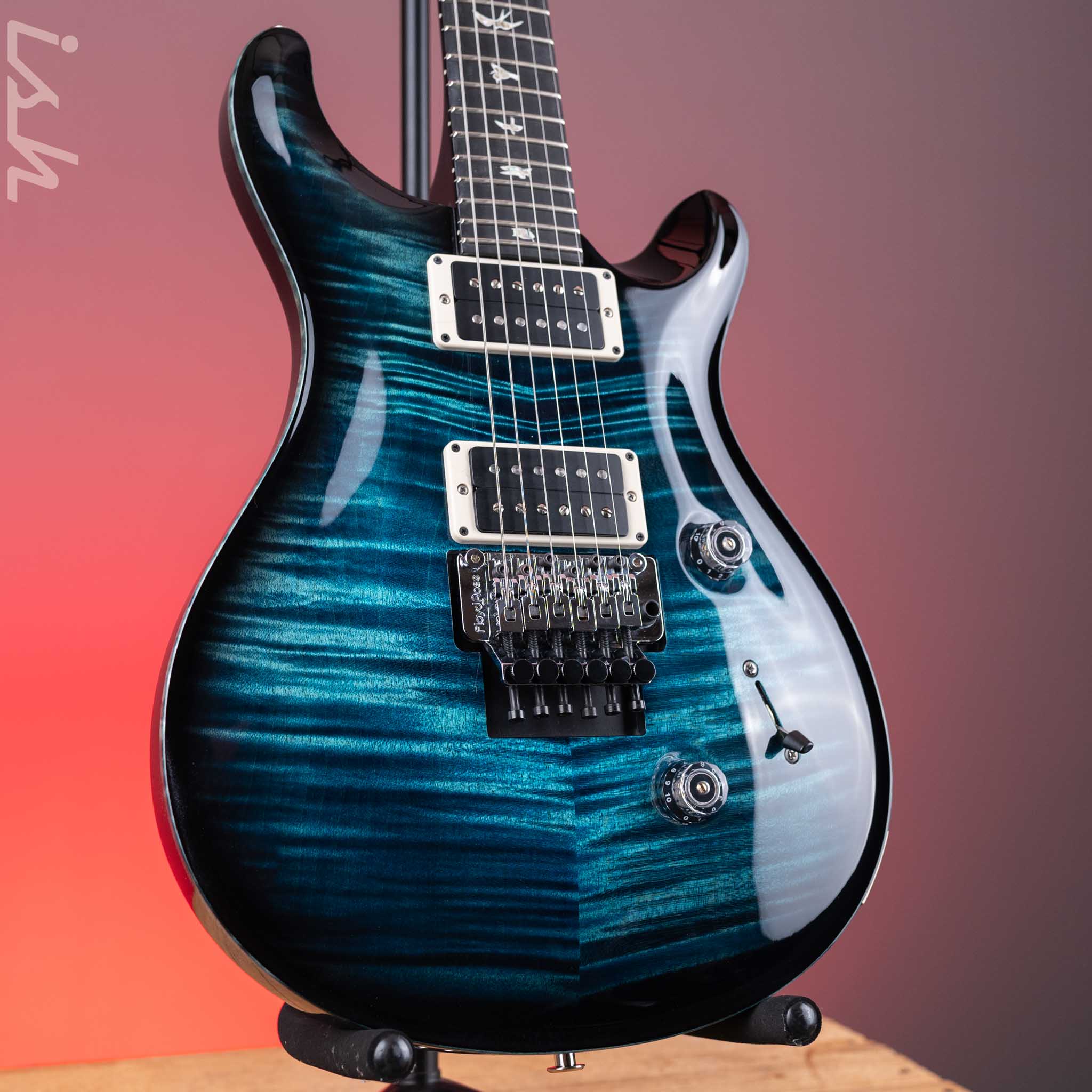 2024 PRS Custom 24 Floyd 10-Top Cobalt Smokeburst