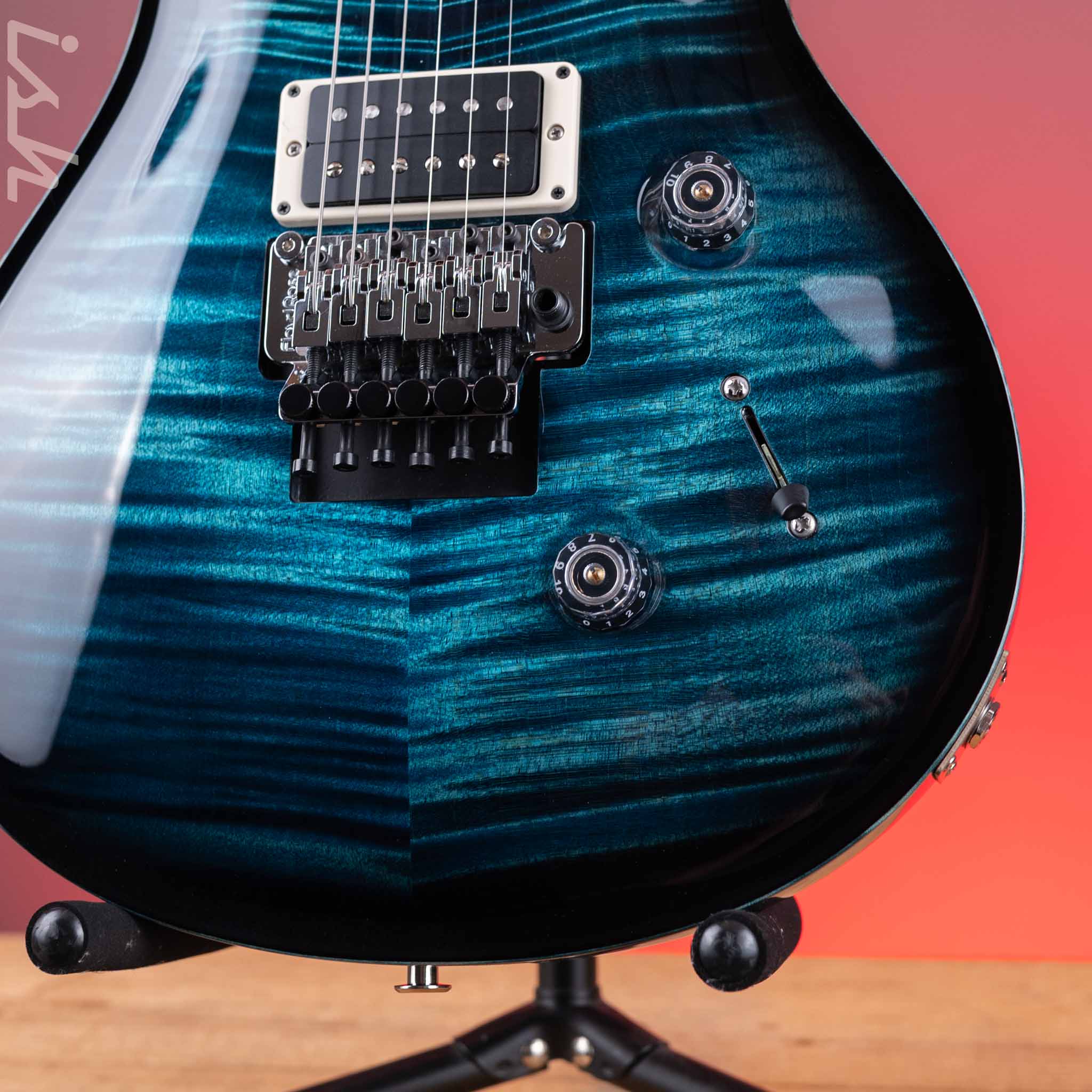 2024 PRS Custom 24 Floyd 10-Top Cobalt Smokeburst - Image 4