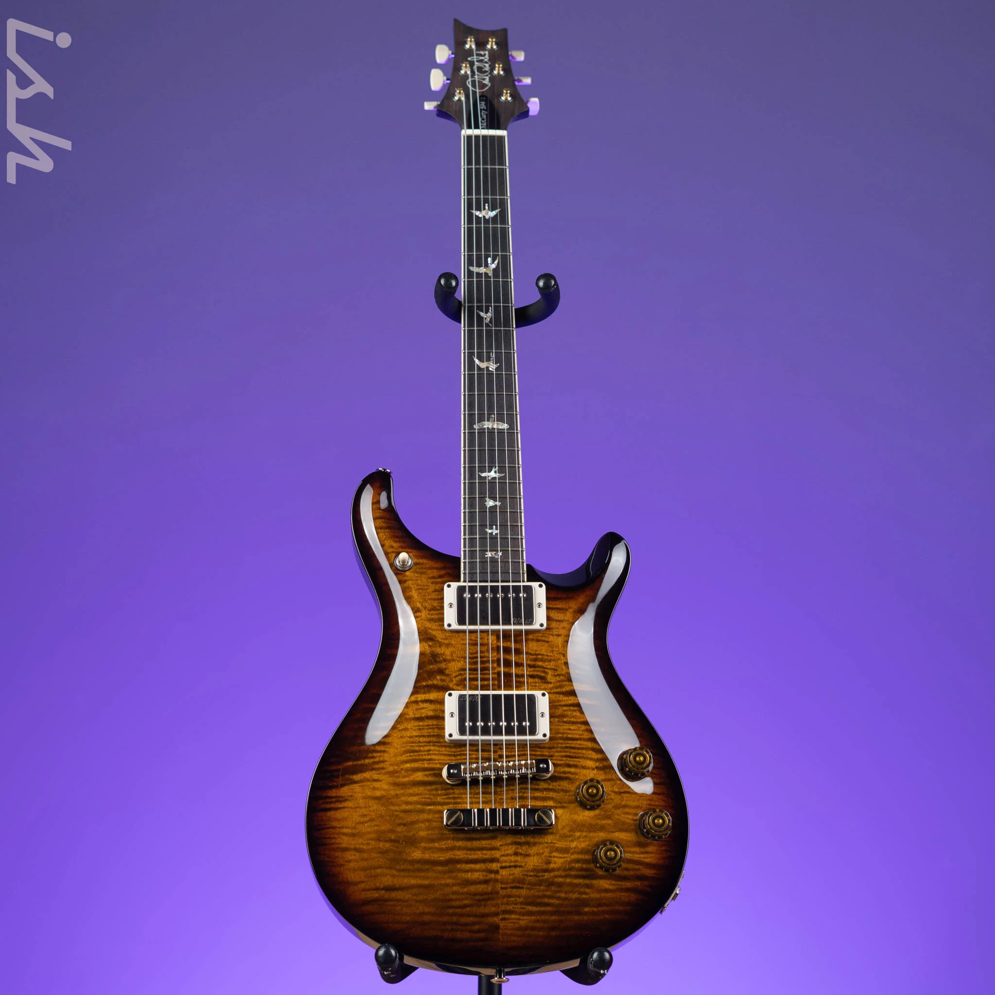 2024 PRS McCarty 594 Electric Guitar Black Gold Wraparound Burst - Image 2