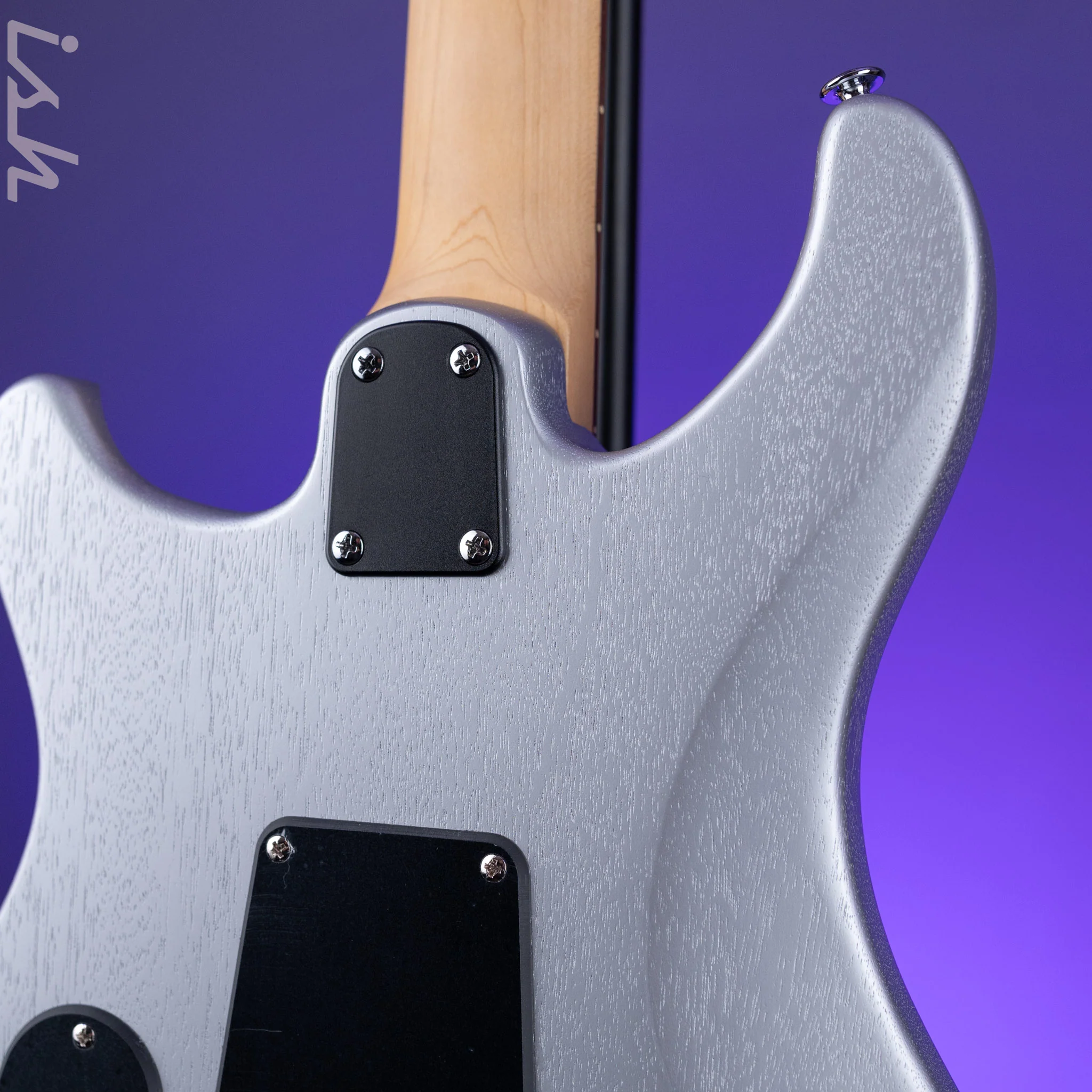 2024 PRS SE CE 24 Standard Satin Electric Guitar Metallic Silver Satin - Image 8