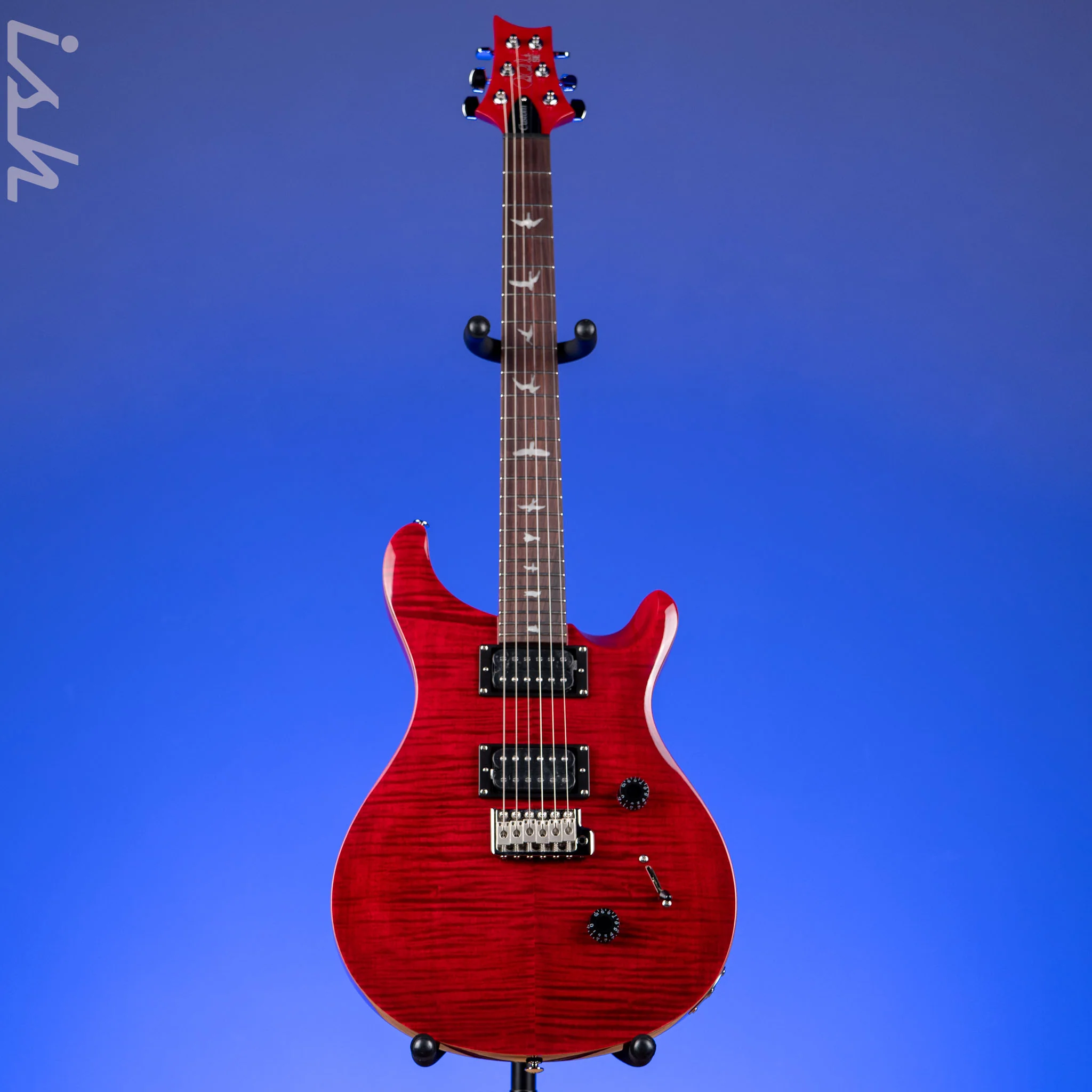 PRS SE Custom 24 Electric Guitar Ruby Demo - Image 2