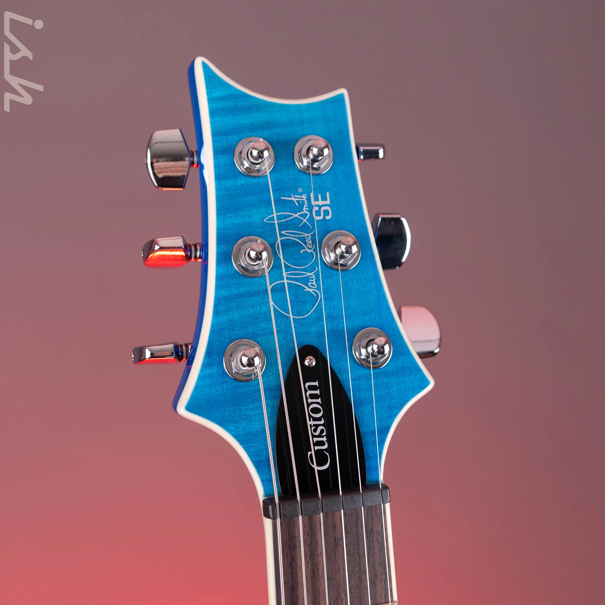 2024 PRS SE Custom 24 Semi-Hollow Piezo Lake Blue - Image 5