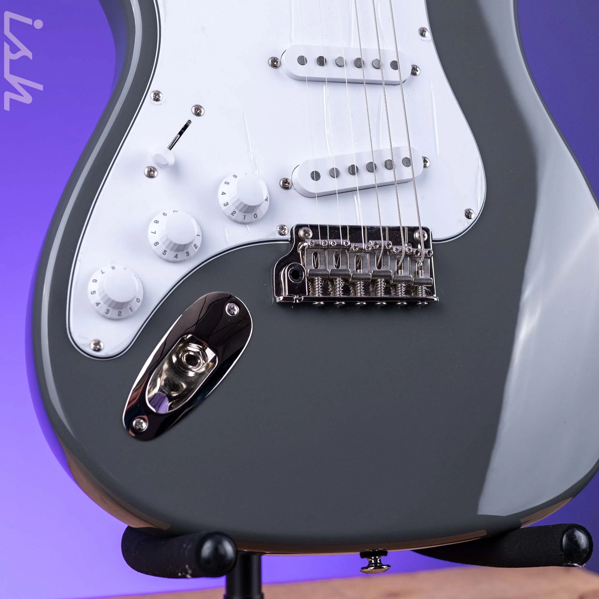 2024 PRS SE Silver Sky Lefty Overland Gray - Image 4