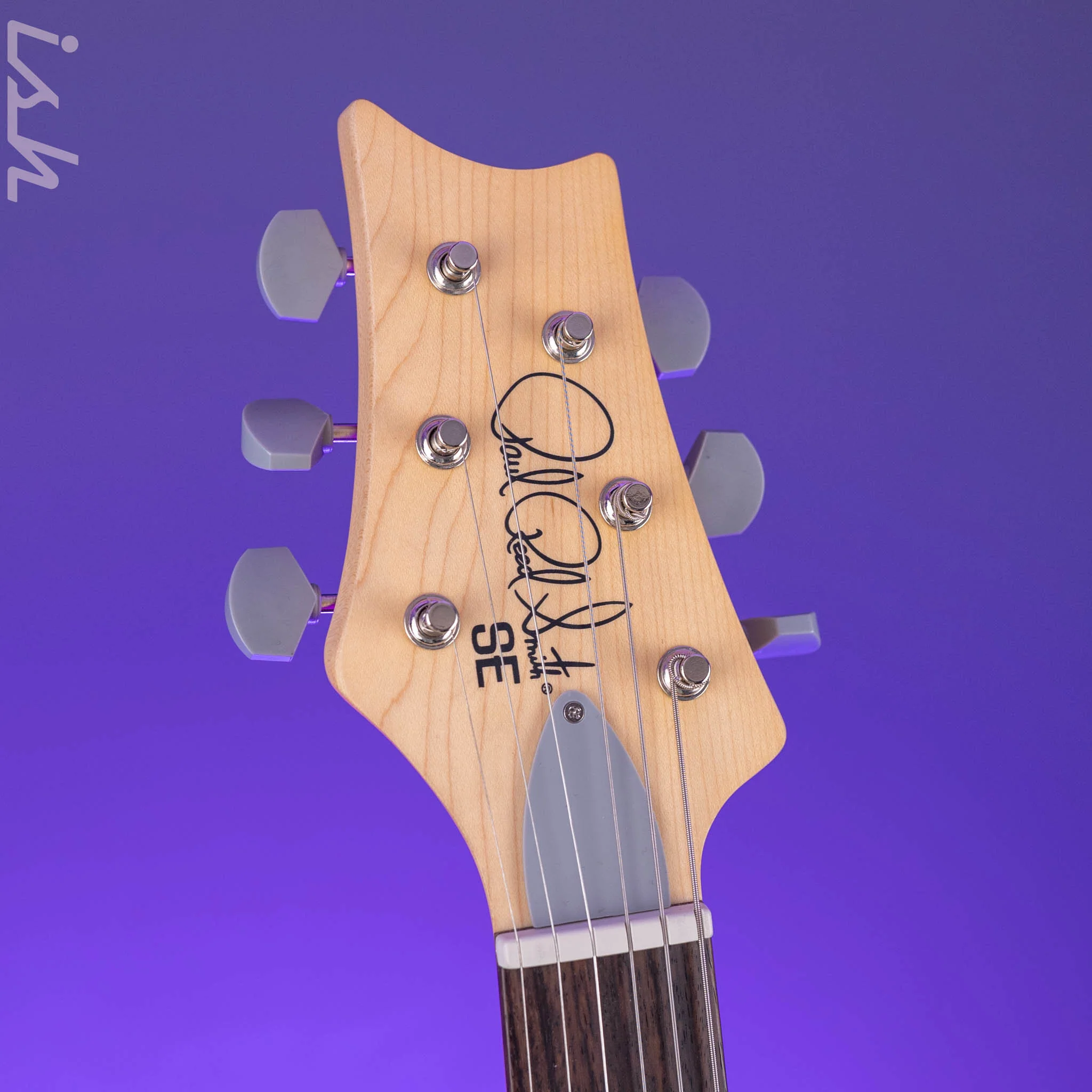 2024 PRS SE Silver Sky Lefty Storm Gray - Rosewood Board - Image 4