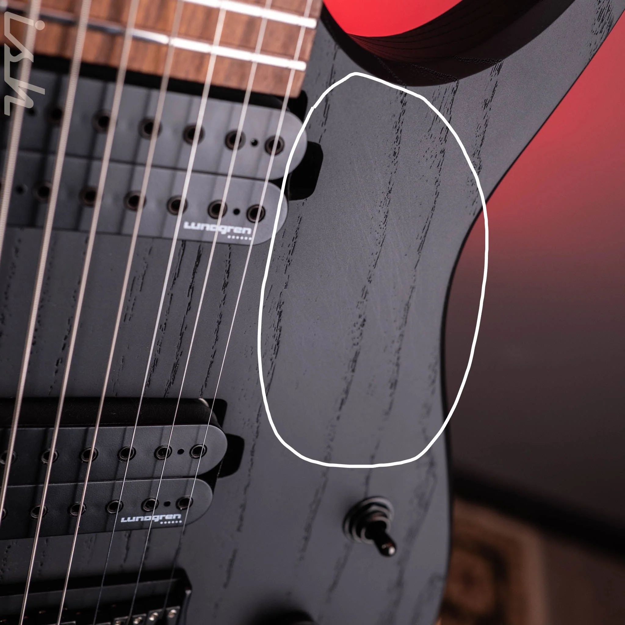 2024 Skervesen Raptor 7-String Black Satin - Image 6