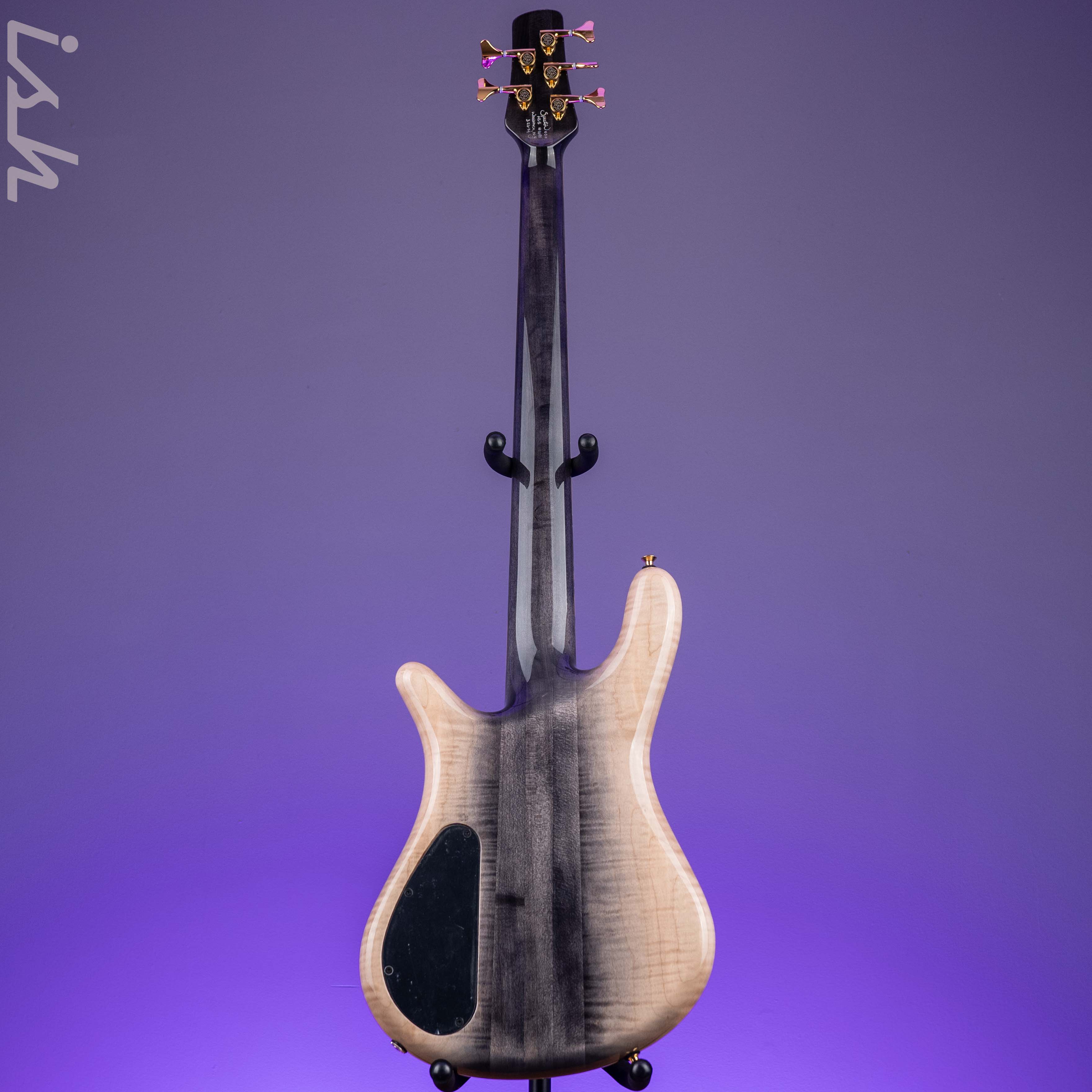 Spector USA NS-5XL 5-String Bass Super Faded Black Reverse Burst Demo - Image 7