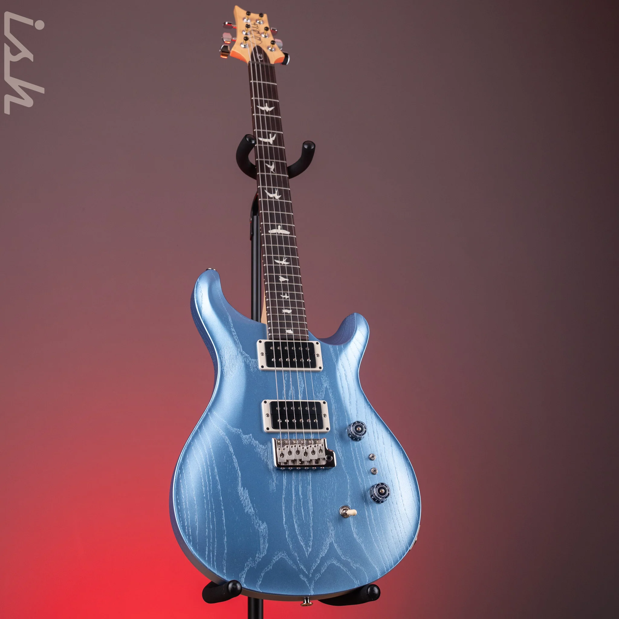 2025 PRS CE 24-08 Swamp Ash Limited Edition Frost Blue Metallic - Image 2