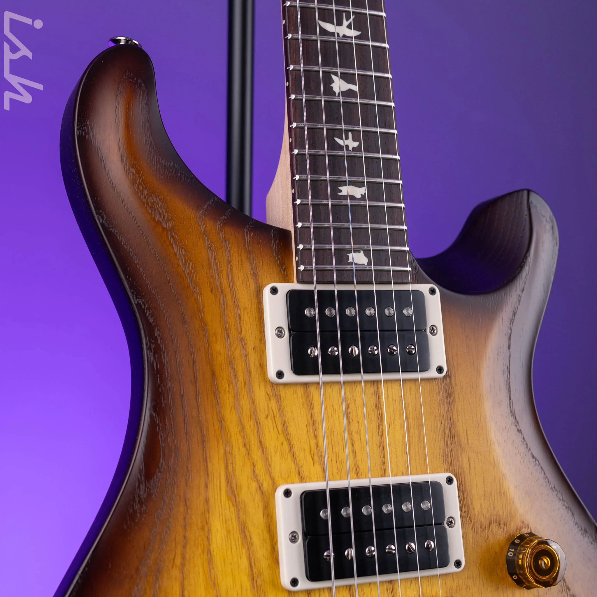 2025 PRS CE 24-08 Swamp Ash Limited Edition McCarty Tobacco Sunburst - Image 4