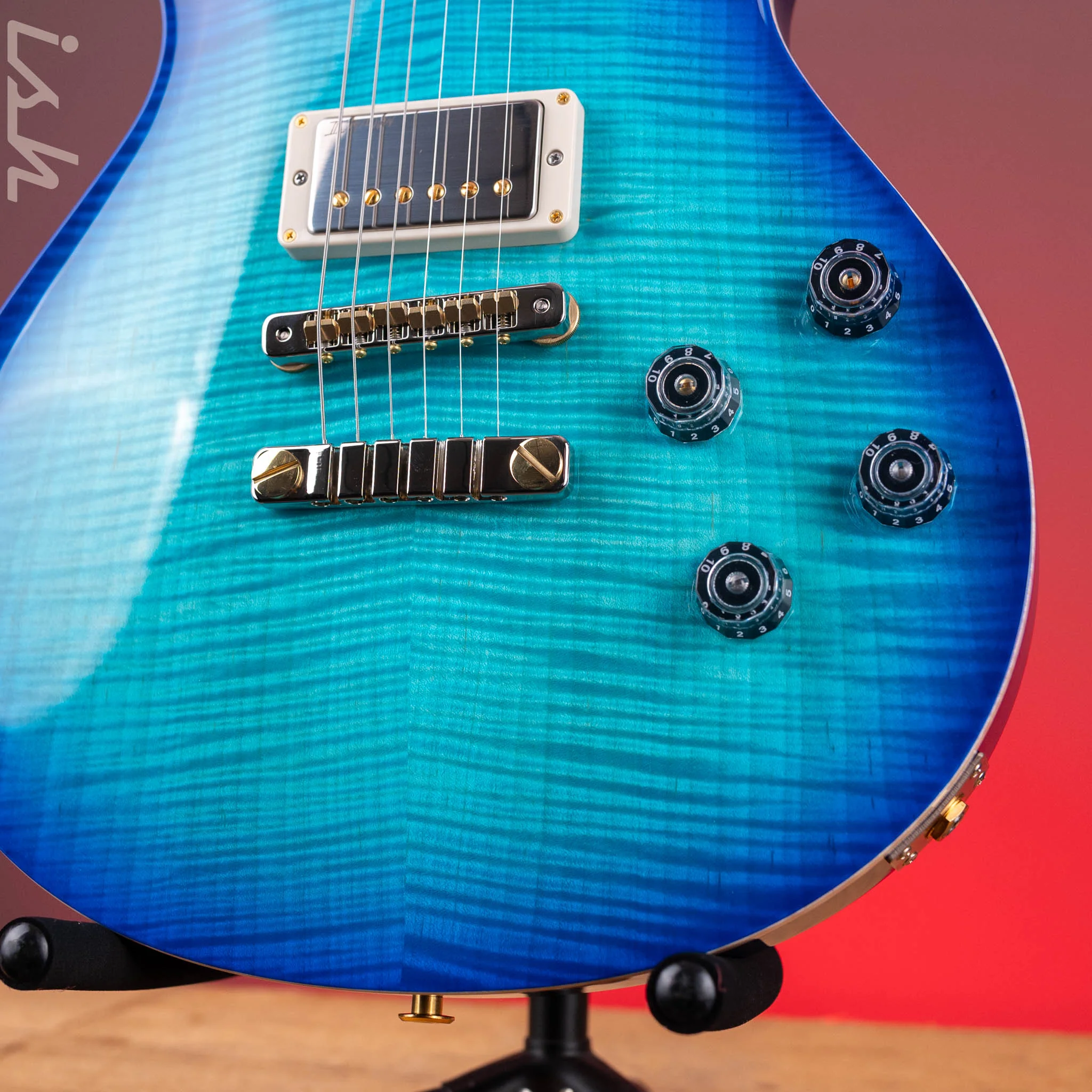 2025 PRS Wood Library McCarty 594 Singlecut 10-Top Makena Blue - Image 5