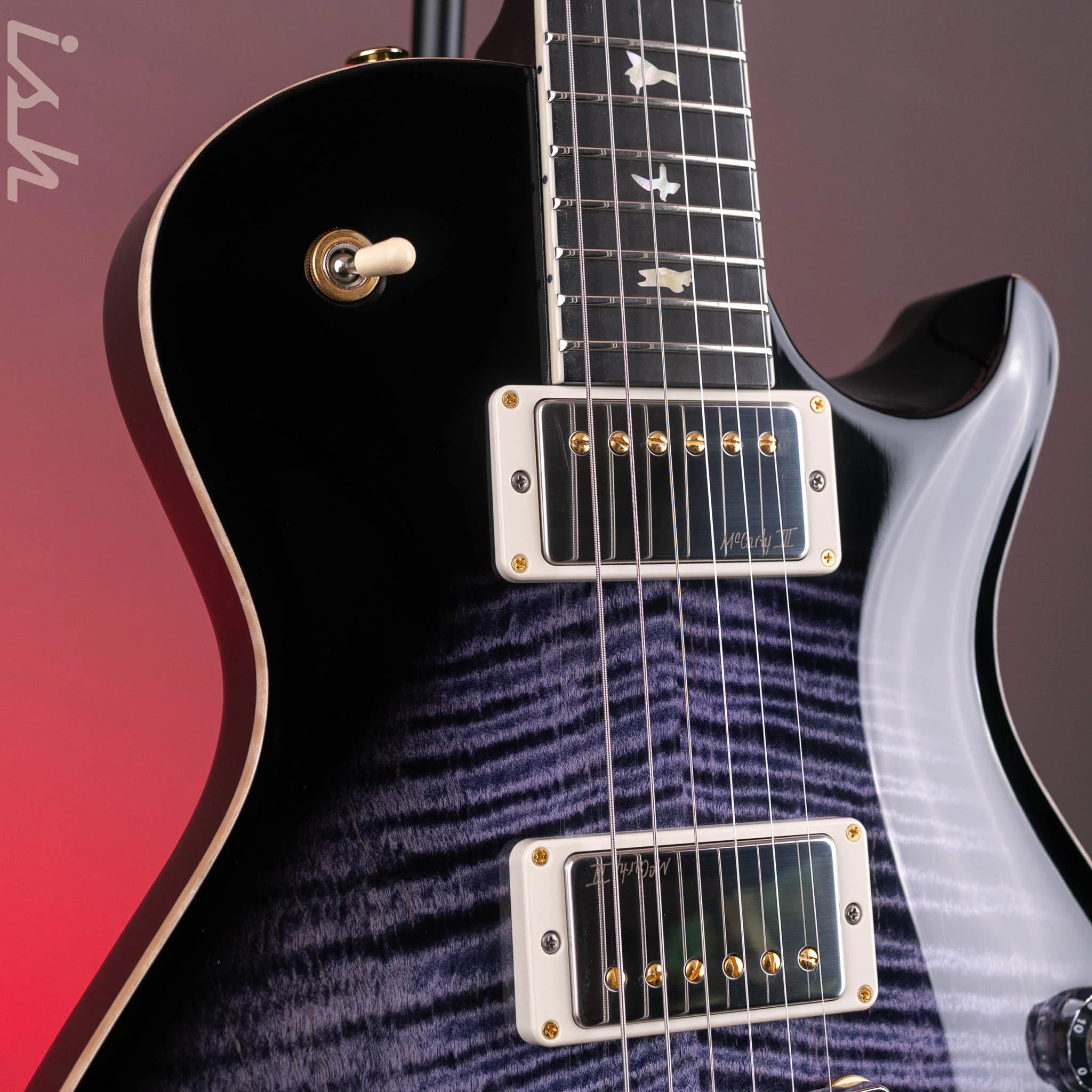 2025 PRS Wood Library McCarty 594 Singlecut 10-Top Purple Mist - Image 4