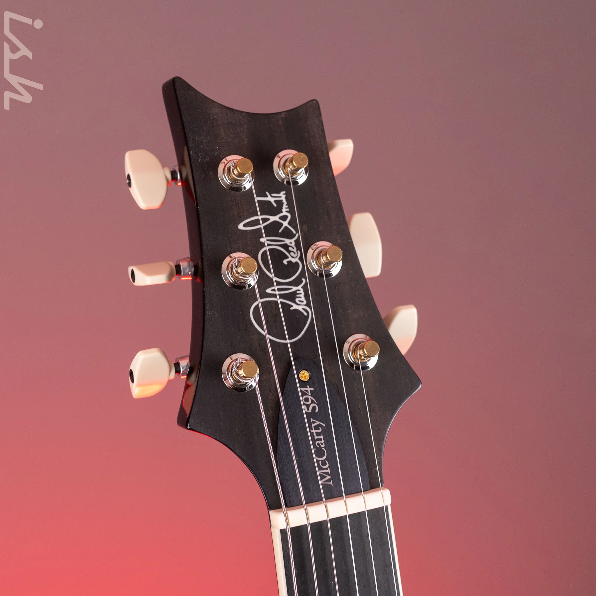 PRS Wood Library McCarty 594 Singlecut 10-Top Charcoal Burst - Image 6