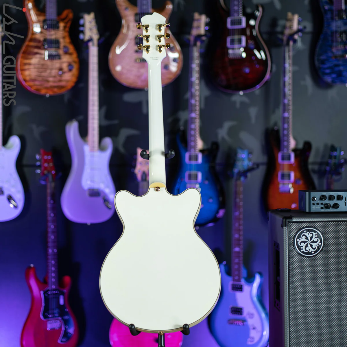 Agile AS-820 Semi-Hollow Aged White - Image 7